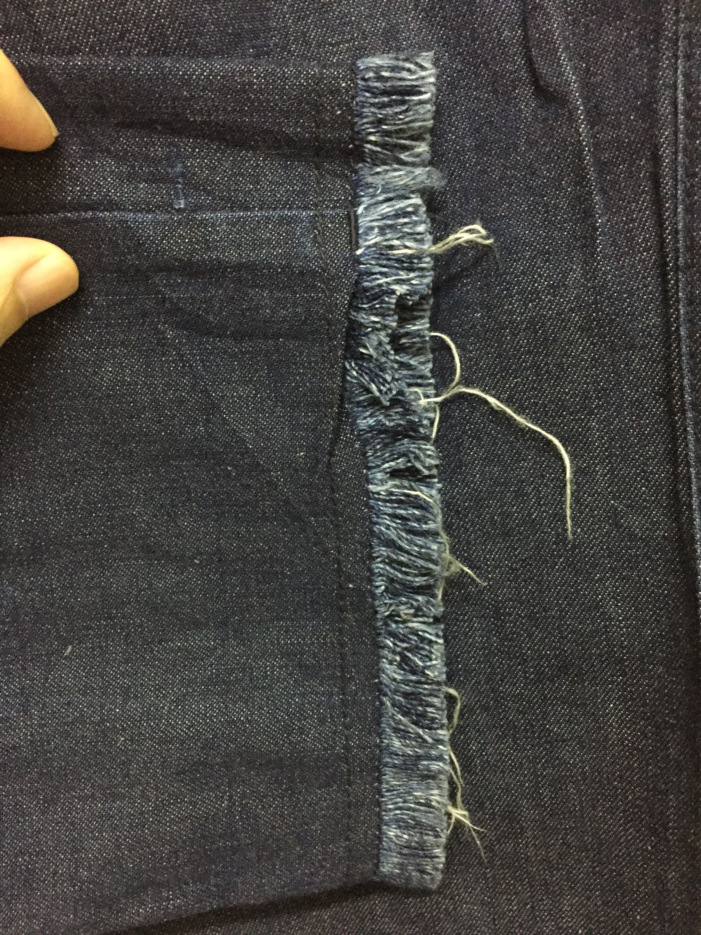 Jean Paul Gaultier 90's Cros Button Detailing contrast stitching pants Size US 29 - 9 Thumbnail