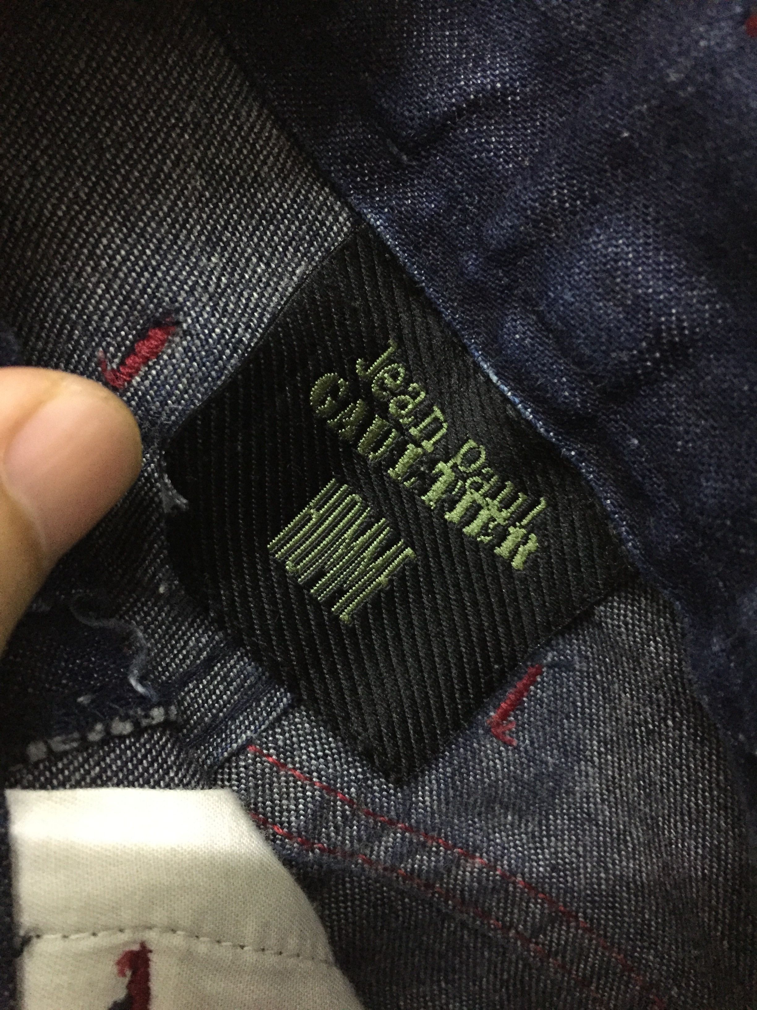 Jean Paul Gaultier 90's Cros Button Detailing contrast stitching pants Size US 29 - 12 Thumbnail