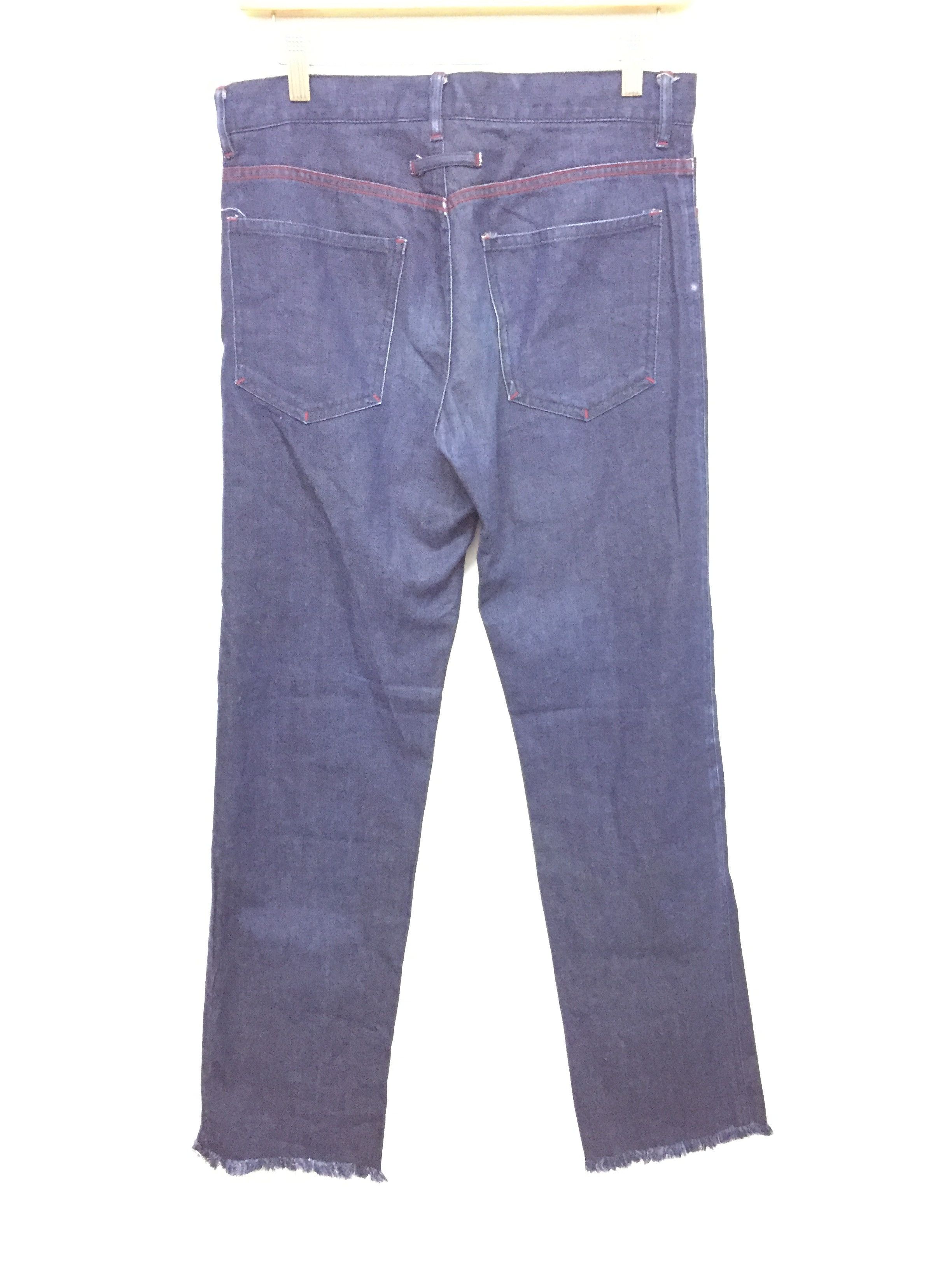 Jean Paul Gaultier 90's Cros Button Detailing contrast stitching pants Size US 29 - 10 Thumbnail