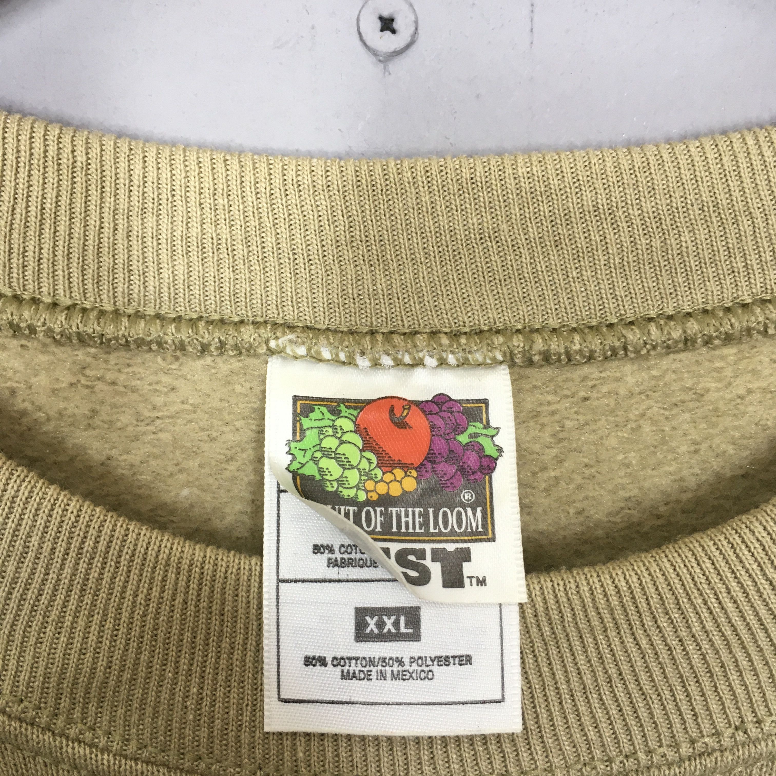 Fruit Of The Loom × Vintage Vintage 90s Tommy Girl Brown Boxy Sweatshirt XXLarge Size US XXL / EU 58 / 5 - 5 Thumbnail