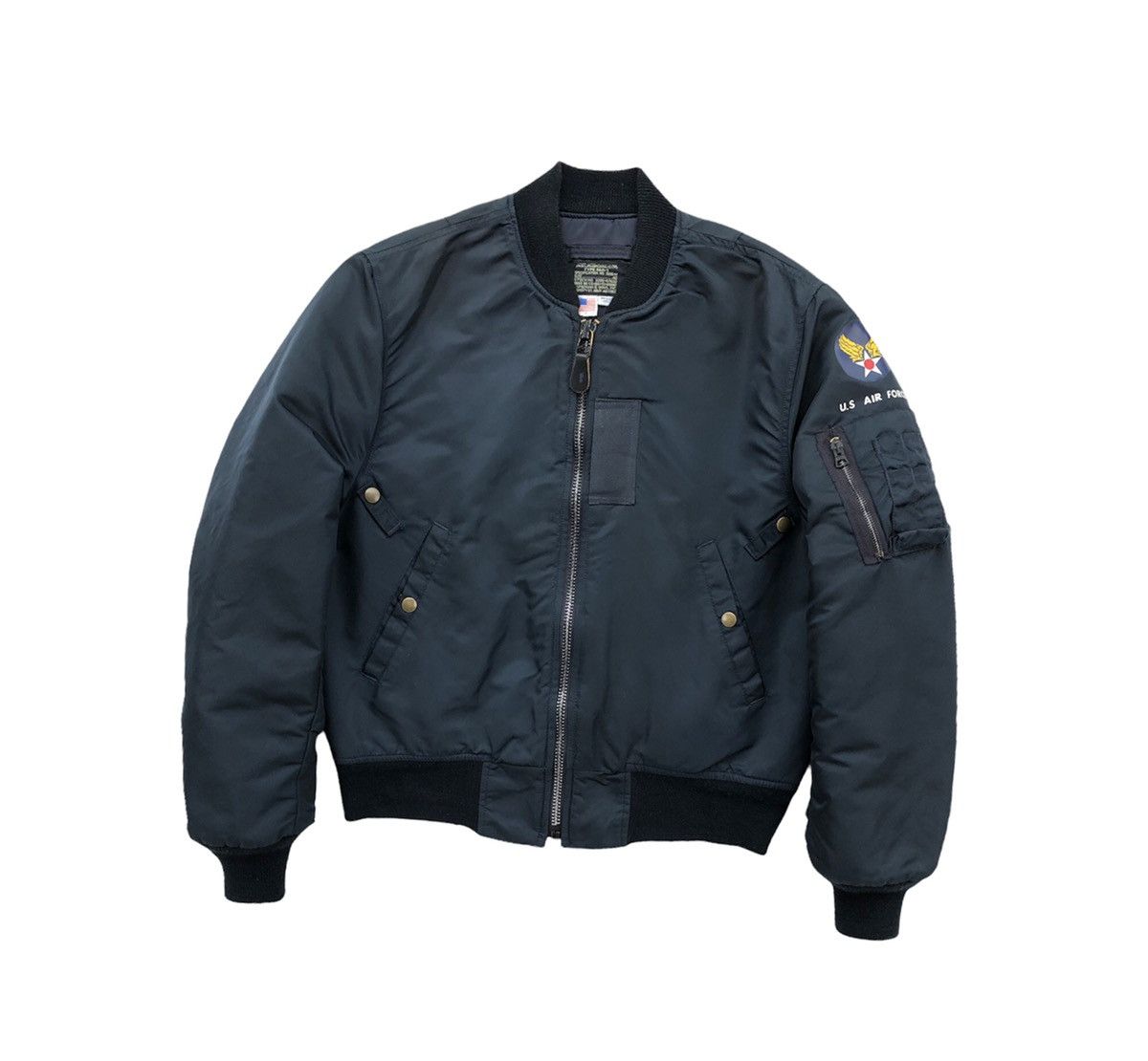 I. Spiewak And Sons 🔥Vtg 80s Spiewak & Sons USAF logo MA-1 Bomber jacket Size US M / EU 48-50 / 2 - 6 Thumbnail