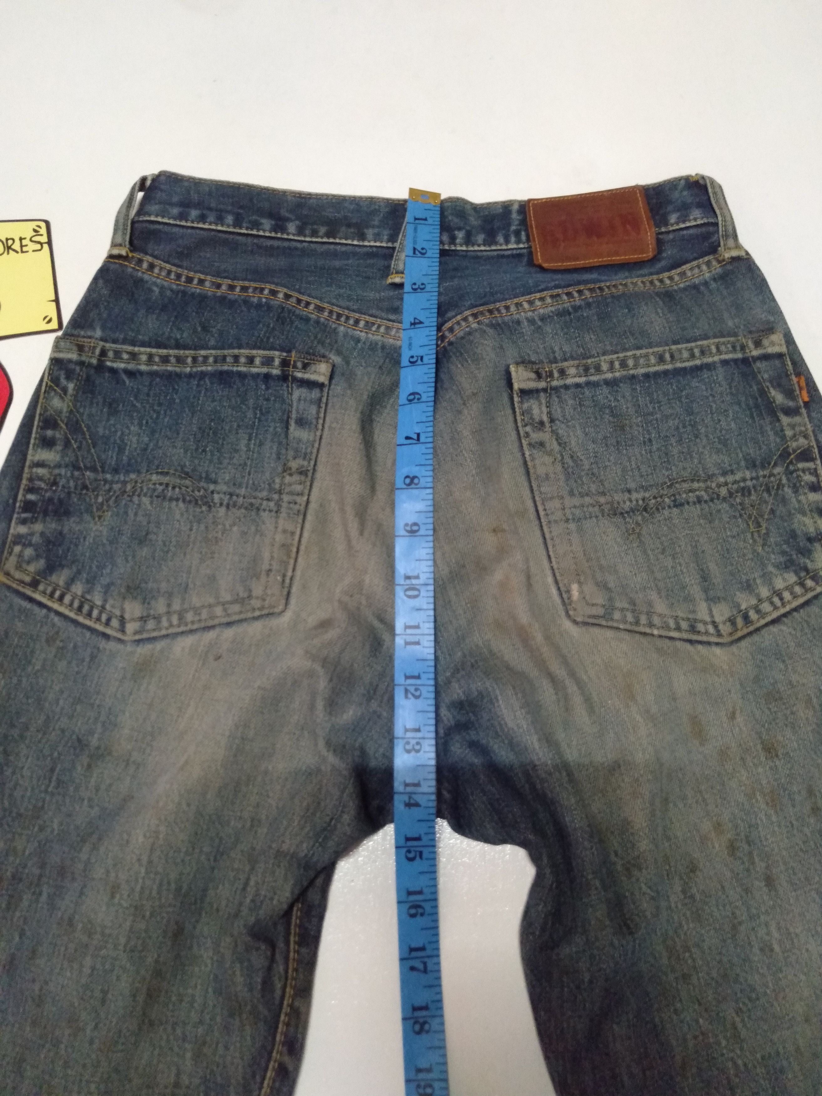 Edwin × Vintage vintage selvedge Edwin 505x rusty blue wash distresed denim Size US 28 / EU 44 - 4 Thumbnail