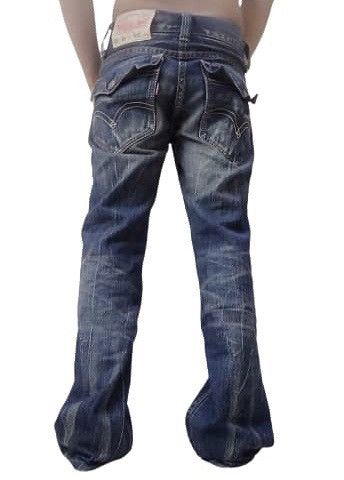 Levi's Vintage Clothing × Vintage Vintage ‘90 rusty Levi’s lot 507 flares denim 6 pocket Size US 28 / EU 44 - 19 Thumbnail