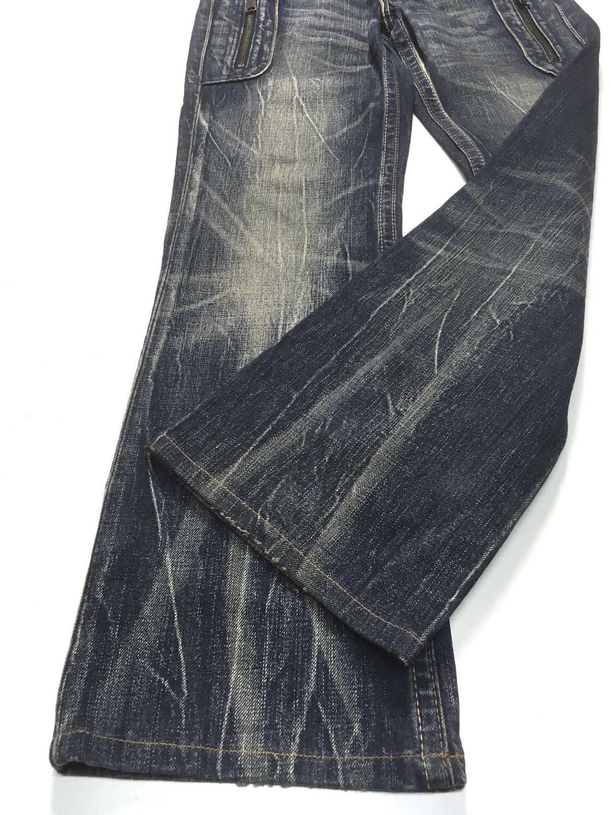 Levi's Vintage Clothing × Vintage Vintage ‘90 rusty Levi’s lot 507 flares denim 6 pocket Size US 28 / EU 44 - 12 Thumbnail