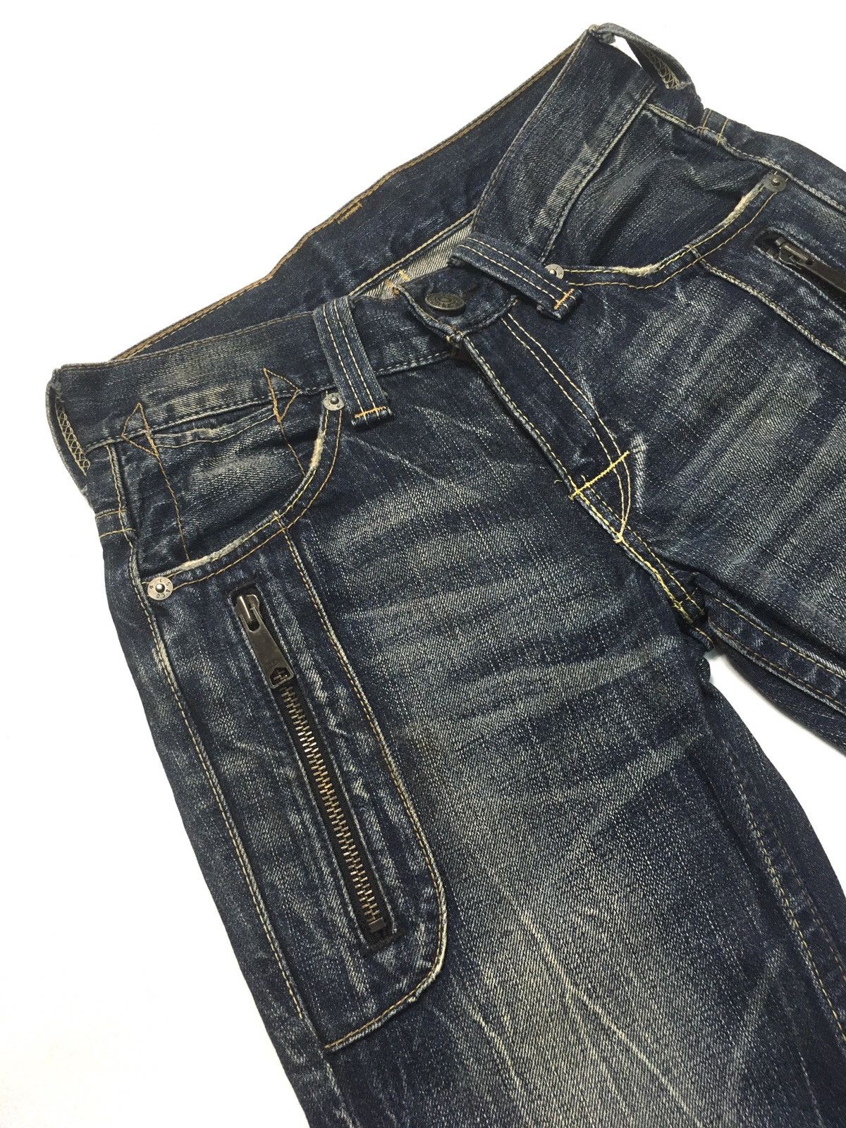Levi's Vintage Clothing × Vintage Vintage ‘90 rusty Levi’s lot 507 flares denim 6 pocket Size US 28 / EU 44 - 8 Thumbnail