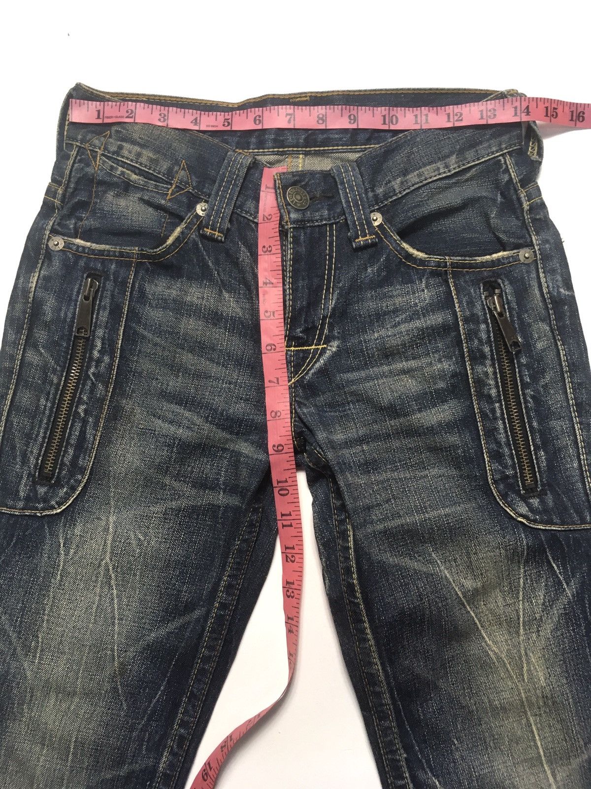 Levi's Vintage Clothing × Vintage Vintage ‘90 rusty Levi’s lot 507 flares denim 6 pocket Size US 28 / EU 44 - 5 Thumbnail