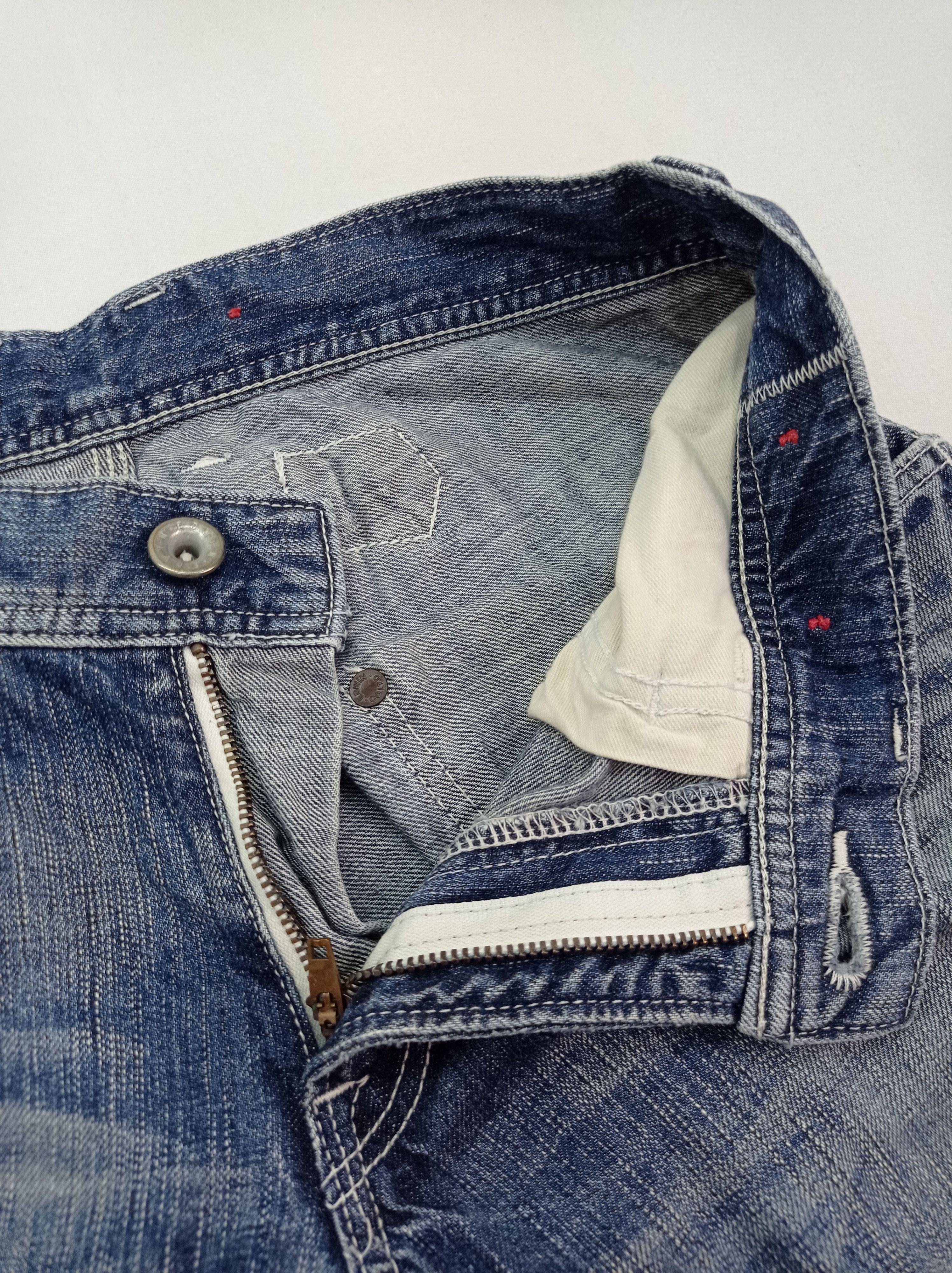 Edwin Edwin Denim Blue Trip Buckle Back Carpenter Size US 30 / EU 46 - 4 Thumbnail