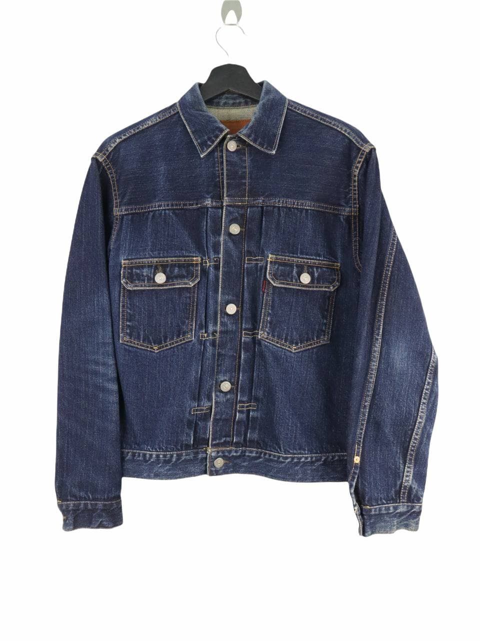 The Flat Head Vtg. The Flat Head 6002W Type 2 Selvedge Denim Jeans Jacket Size US M / EU 48-50 / 2 - 1 Thumbnail