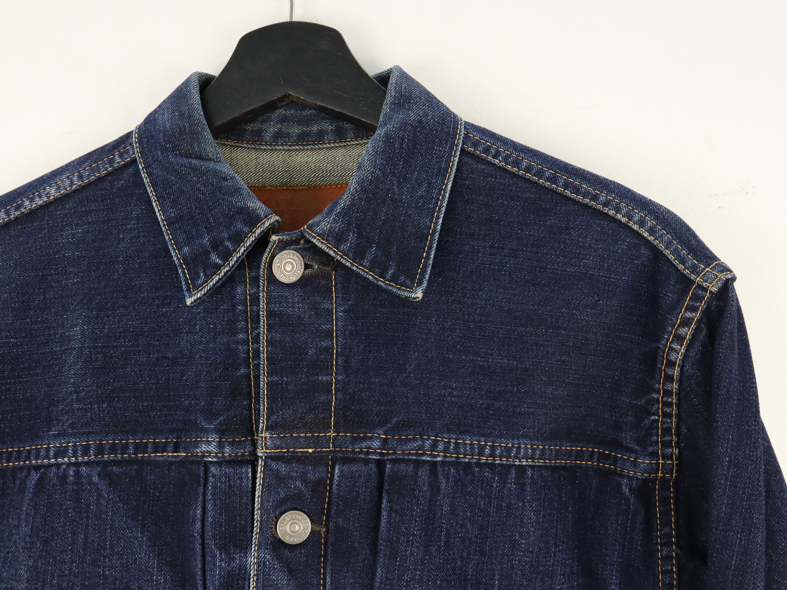 The Flat Head Vtg. The Flat Head 6002W Type 2 Selvedge Denim Jeans Jacket Size US M / EU 48-50 / 2 - 7 Thumbnail