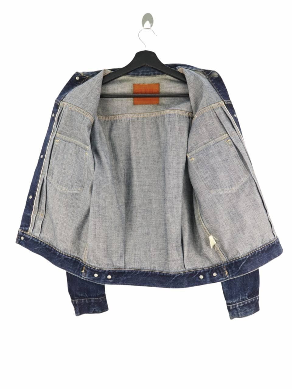 The Flat Head Vtg. The Flat Head 6002W Type 2 Selvedge Denim Jeans Jacket Size US M / EU 48-50 / 2 - 3 Thumbnail