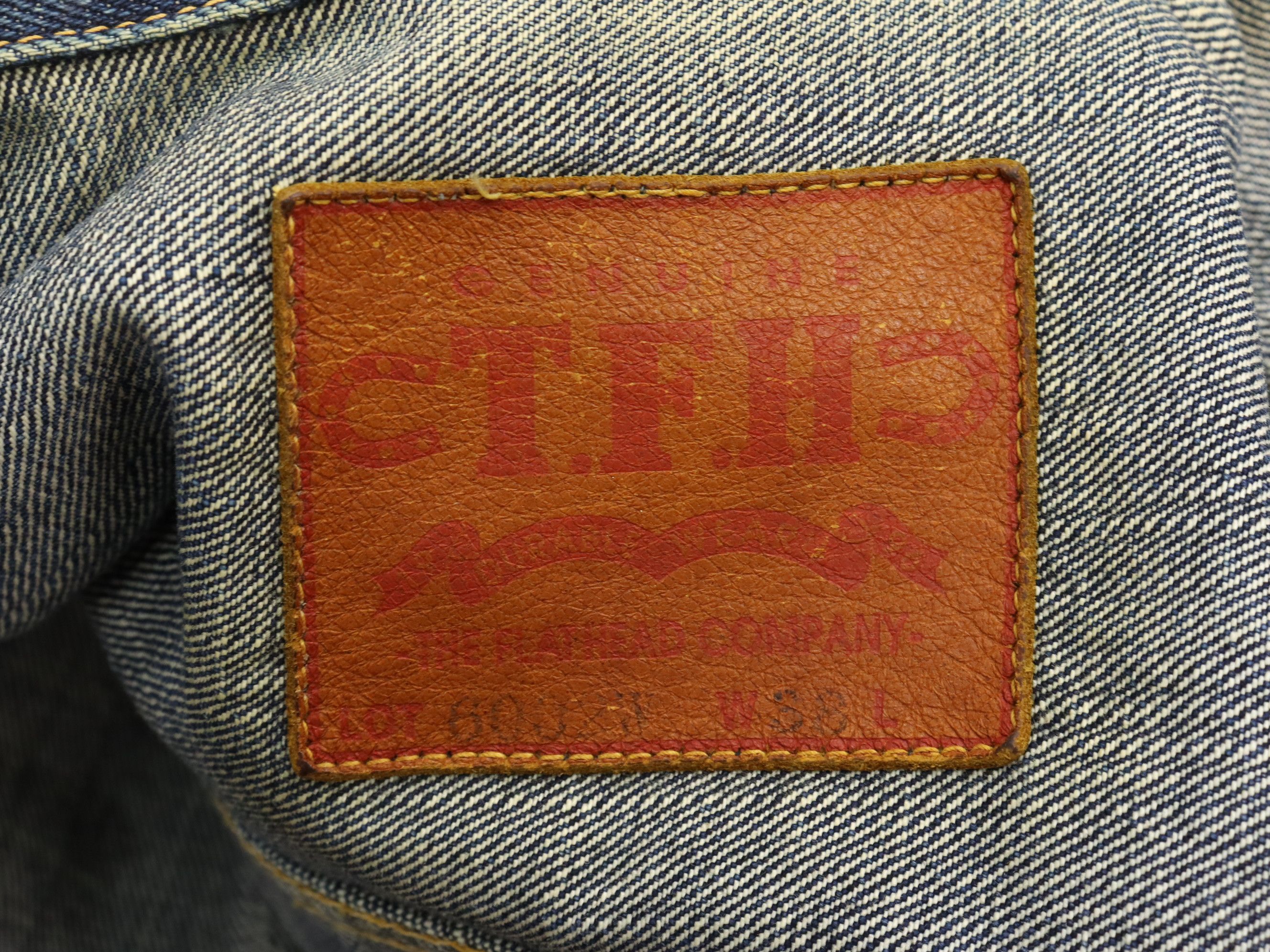 The Flat Head Vtg. The Flat Head 6002W Type 2 Selvedge Denim Jeans Jacket Size US M / EU 48-50 / 2 - 19 Thumbnail