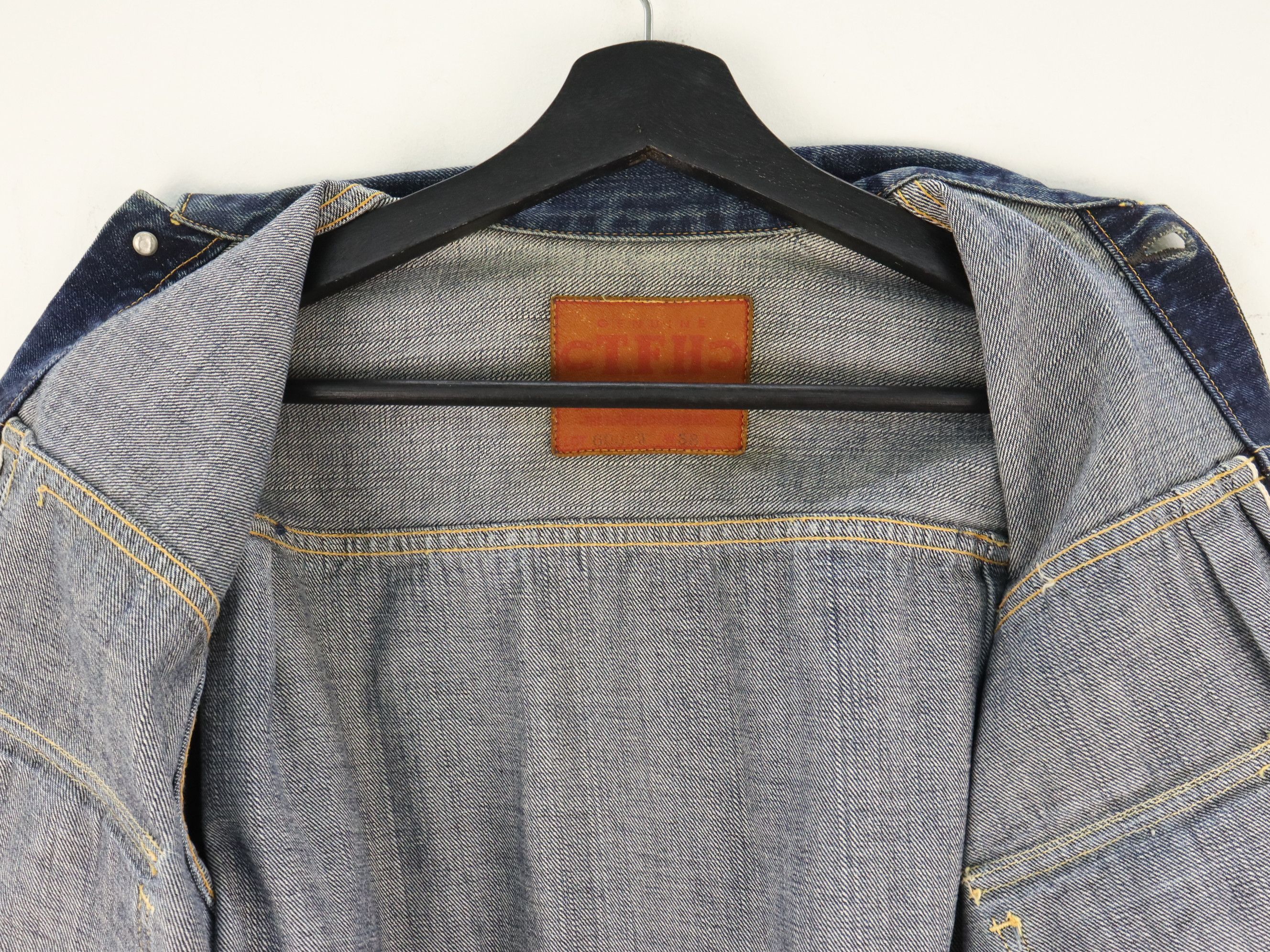 The Flat Head Vtg. The Flat Head 6002W Type 2 Selvedge Denim Jeans Jacket Size US M / EU 48-50 / 2 - 9 Thumbnail