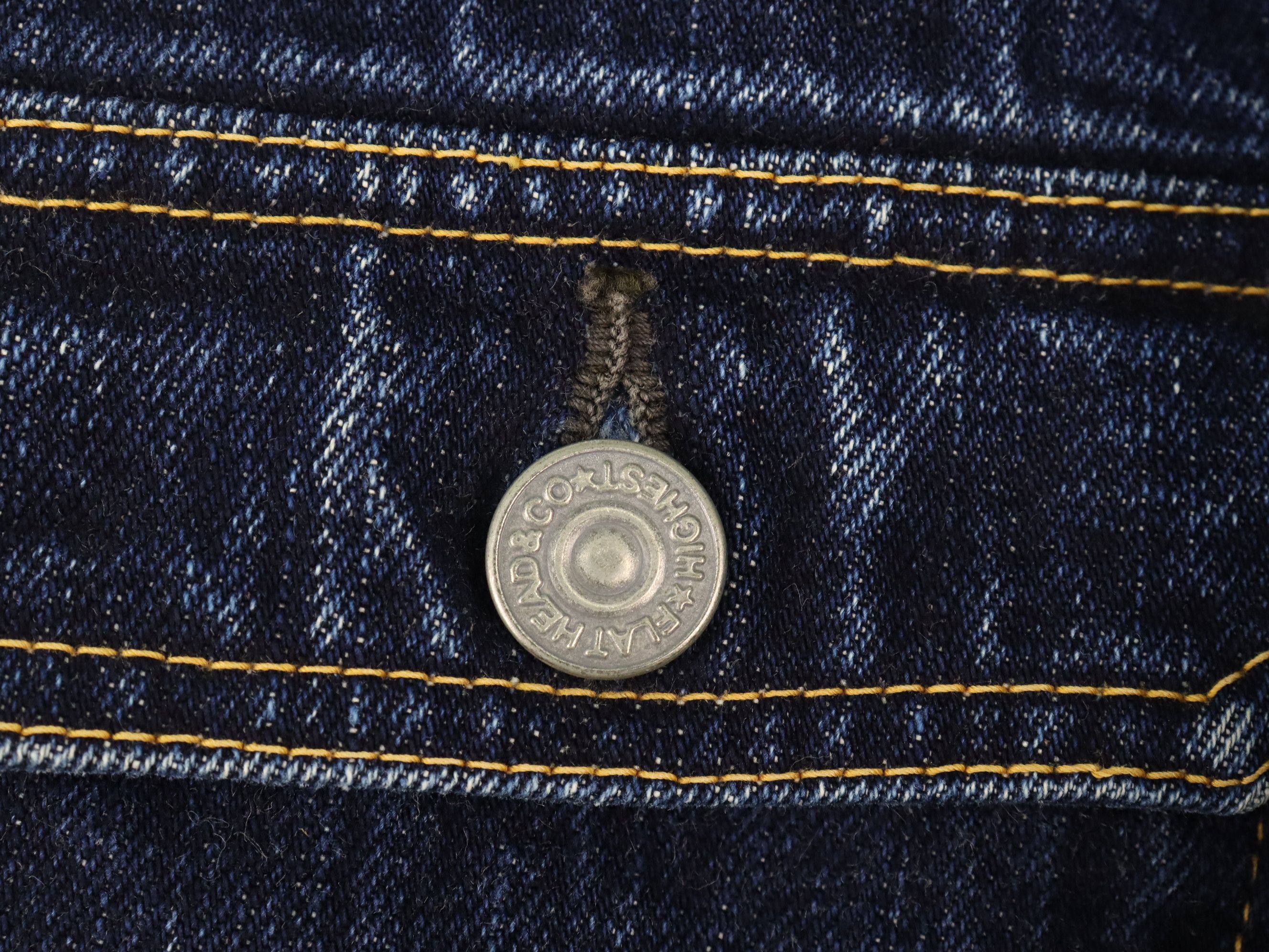 The Flat Head Vtg. The Flat Head 6002W Type 2 Selvedge Denim Jeans Jacket Size US M / EU 48-50 / 2 - 12 Thumbnail