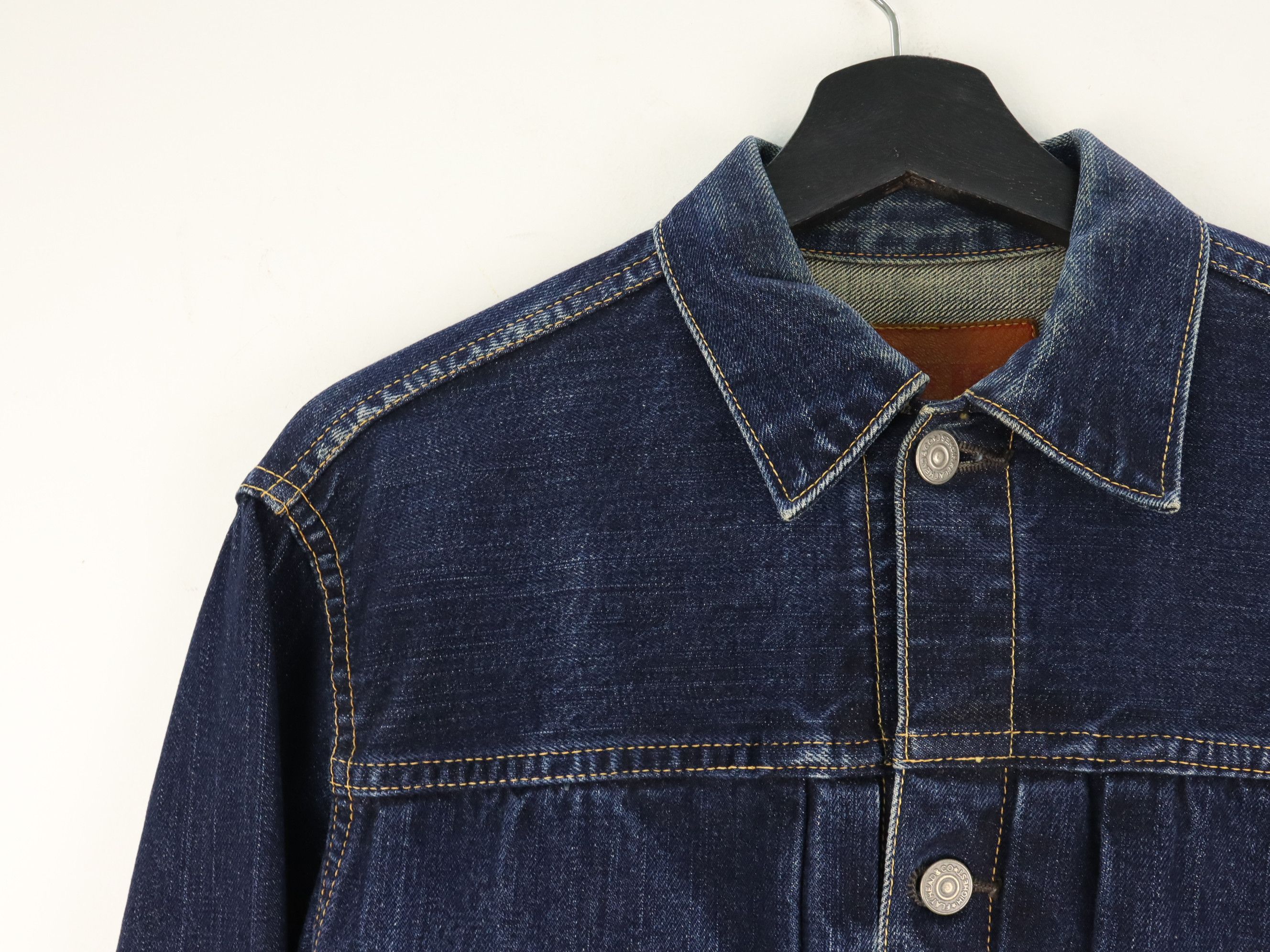The Flat Head Vtg. The Flat Head 6002W Type 2 Selvedge Denim Jeans Jacket Size US M / EU 48-50 / 2 - 6 Thumbnail