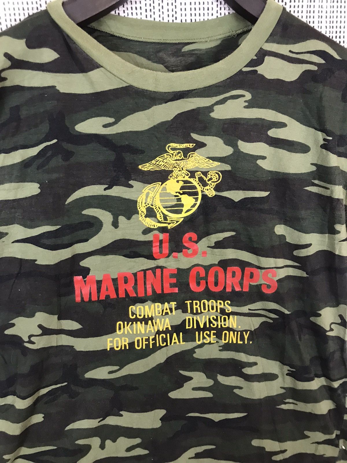 Vintage ‼️ VTG US MARINE CORP TSHIRT SLEEVELESS‼️ Size US M / EU 48-50 / 2 - 3 Thumbnail