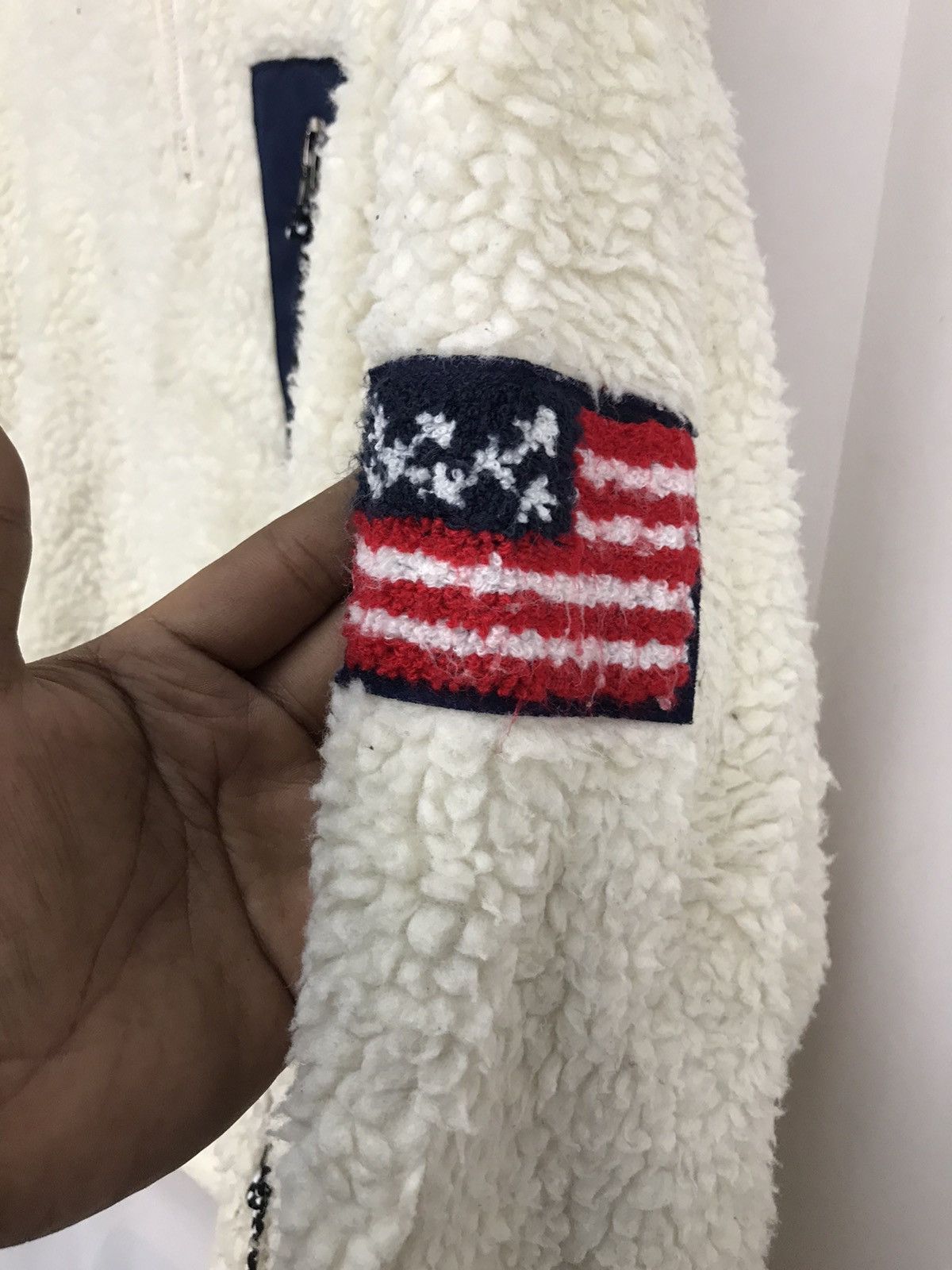 Other Deep pile fleece half zipper hoodie jacket by hotping Size US L / EU 52-54 / 3 - 6 Thumbnail