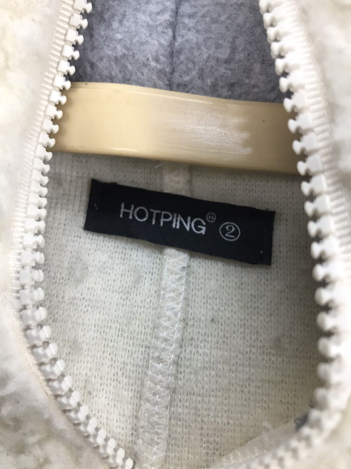 Other Deep pile fleece half zipper hoodie jacket by hotping Size US L / EU 52-54 / 3 - 3 Thumbnail