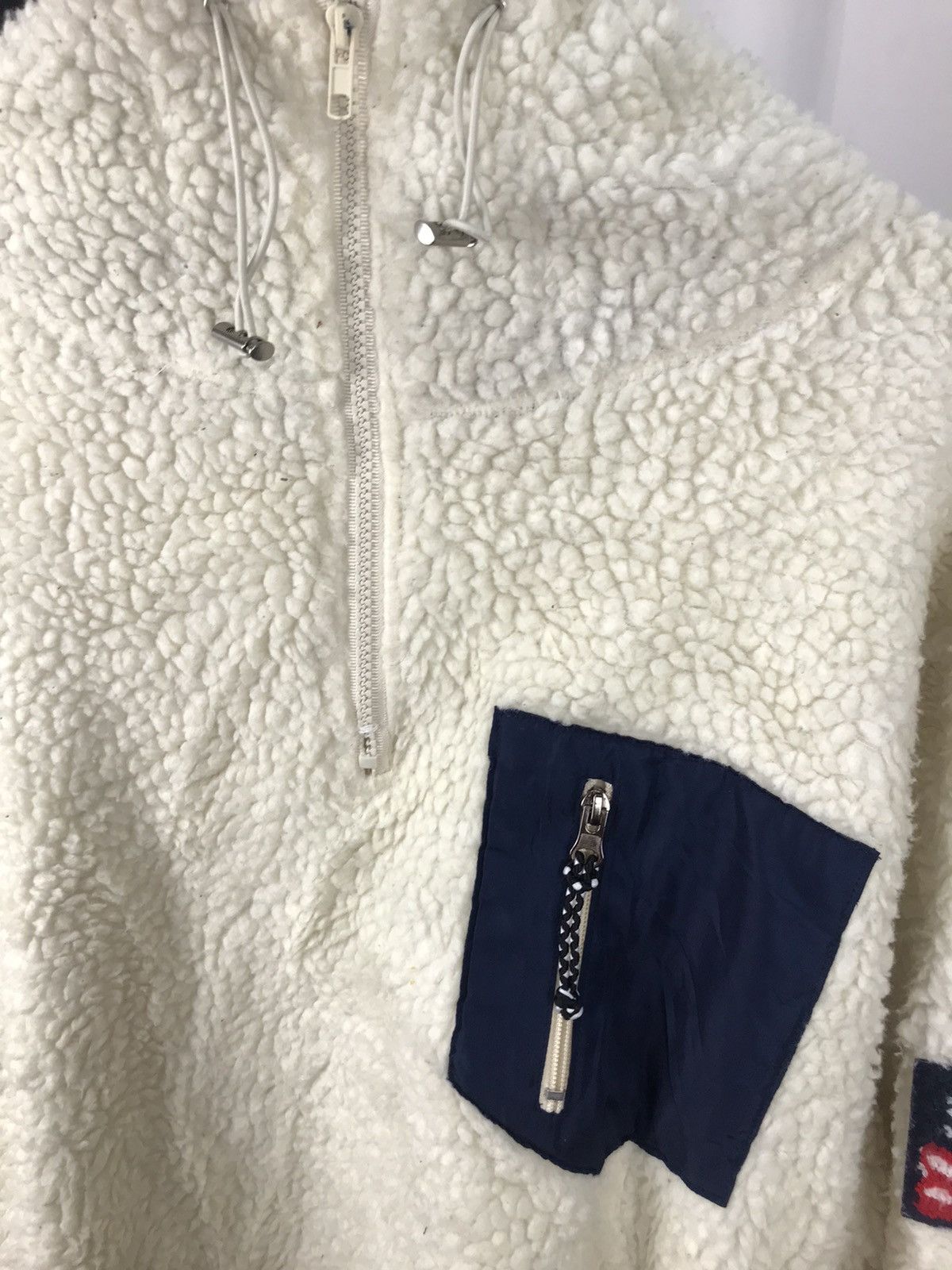 Other Deep pile fleece half zipper hoodie jacket by hotping Size US L / EU 52-54 / 3 - 8 Thumbnail