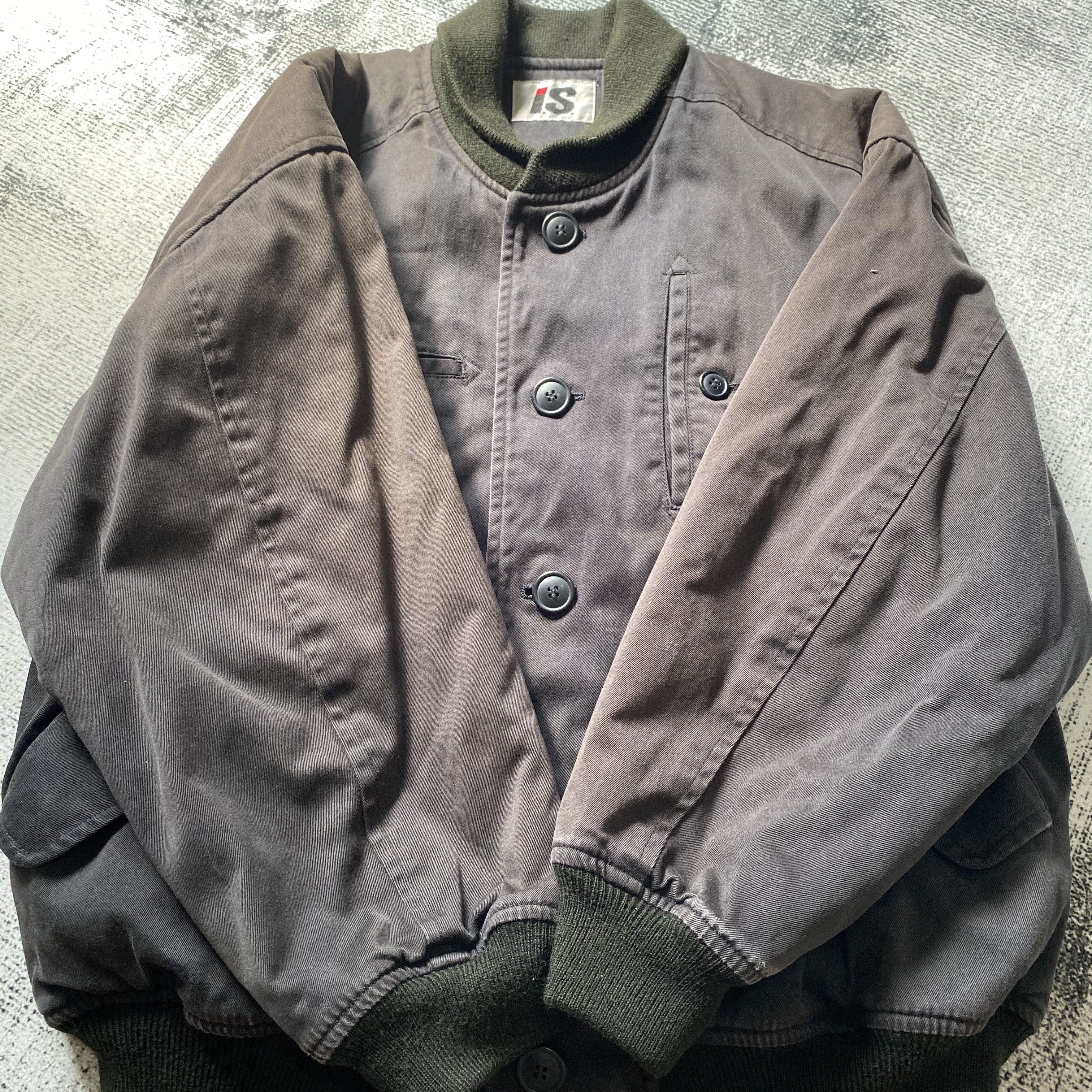 Issey Miyake GRAIL🔥Memorial Issey Miyake Bomber Jacket Black Sunfaded Size US M / EU 48-50 / 2 - 16 Thumbnail