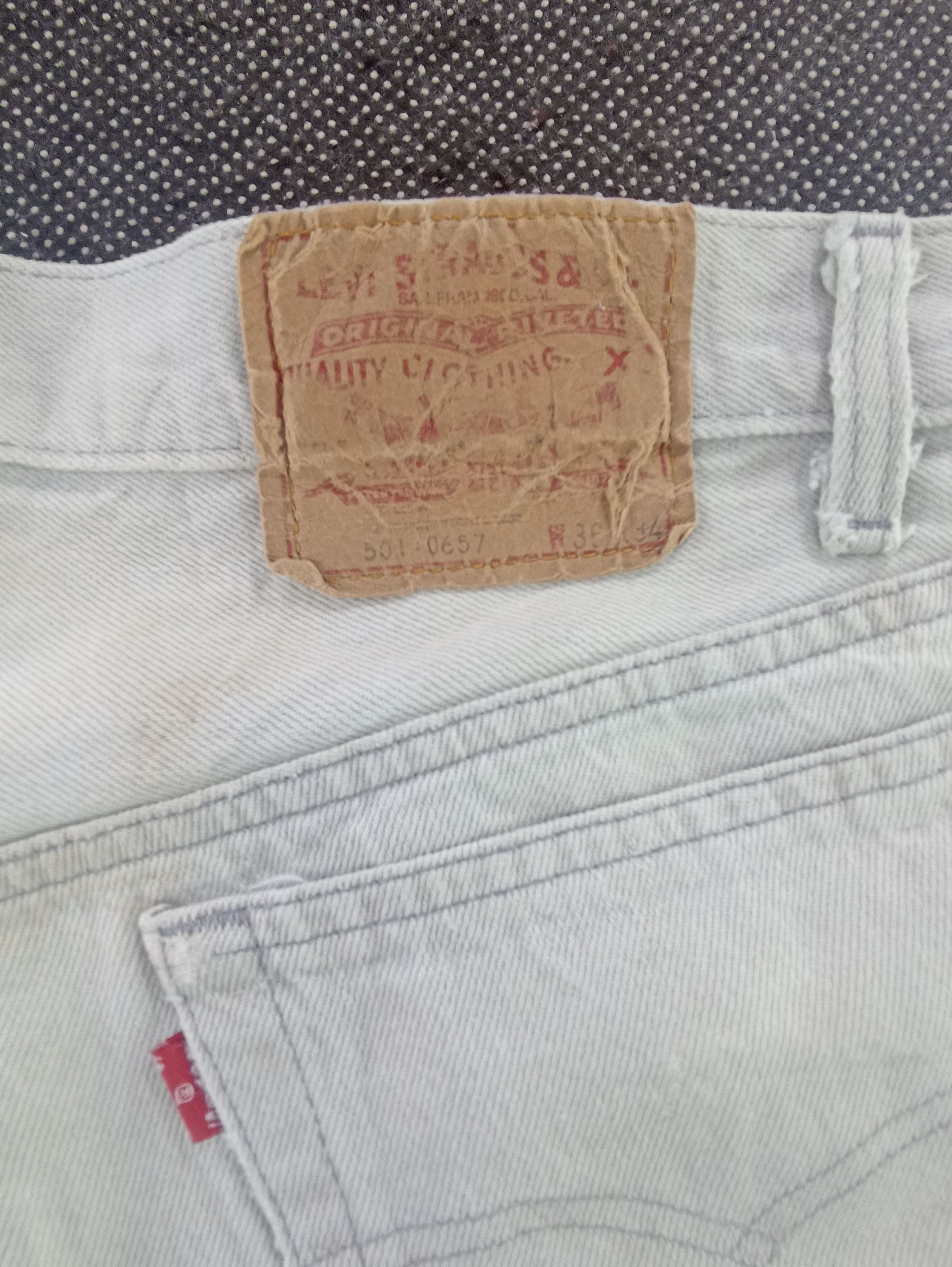 Levi's × Vintage 80S VINTAGE LEVIS 501 JEANS - J260 Size US 36 / EU 52 - 12 Thumbnail