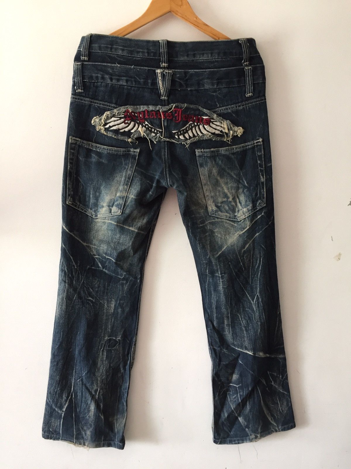 Hysteric Glamour × Japanese Brand Nglaus Jeans Acid double waist by Japanese Brand Size US 33 - 2 Thumbnail