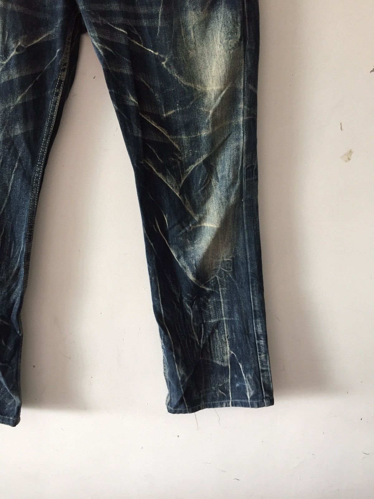Hysteric Glamour × Japanese Brand Nglaus Jeans Acid double waist by Japanese Brand Size US 33 - 7 Thumbnail