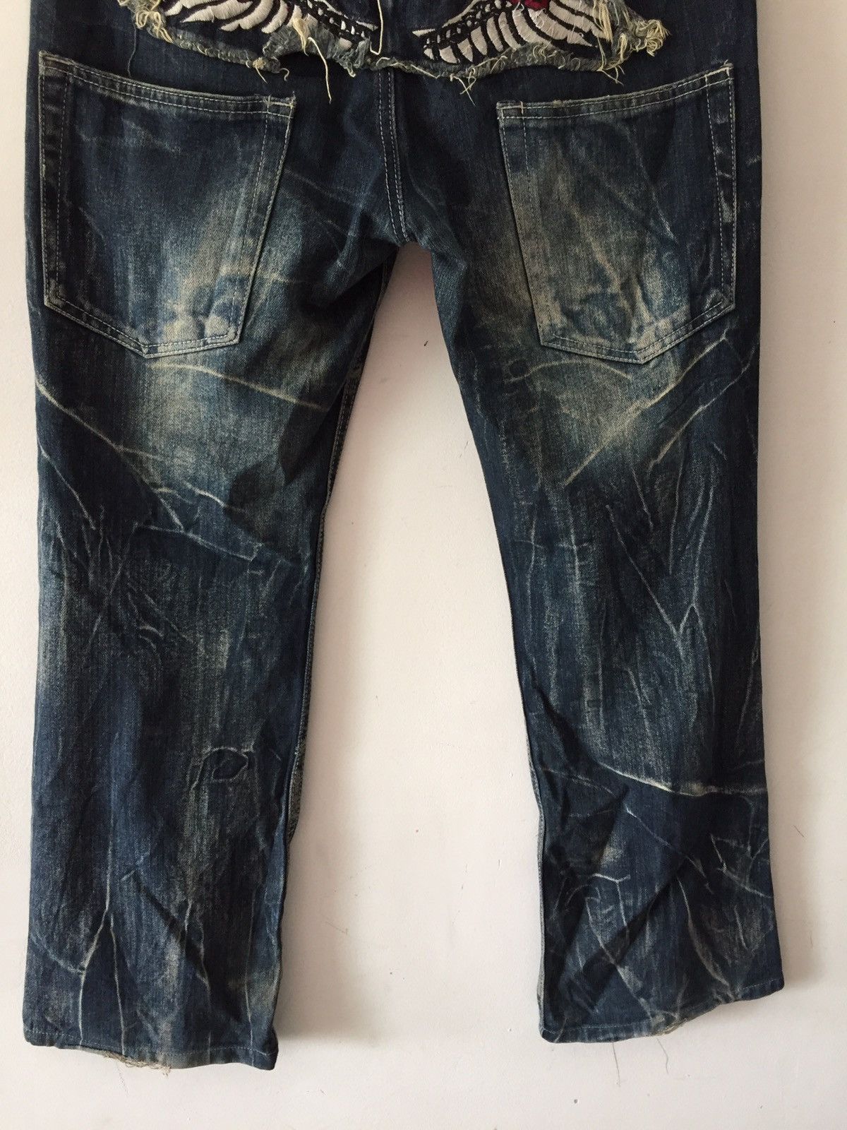 Hysteric Glamour × Japanese Brand Nglaus Jeans Acid double waist by Japanese Brand Size US 33 - 4 Thumbnail