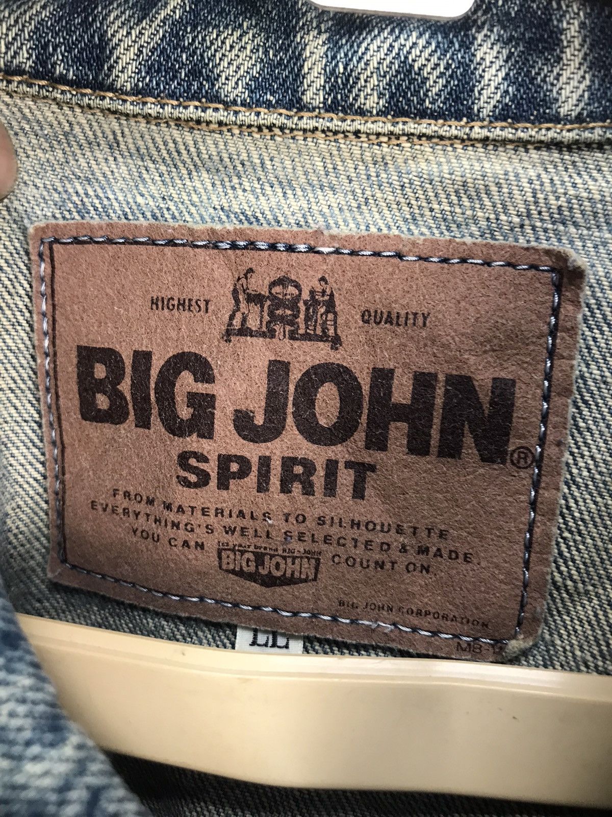 Big John × Vintage Vintage big John button up distressed denim jacket Size US M / EU 48-50 / 2 - 3 Thumbnail
