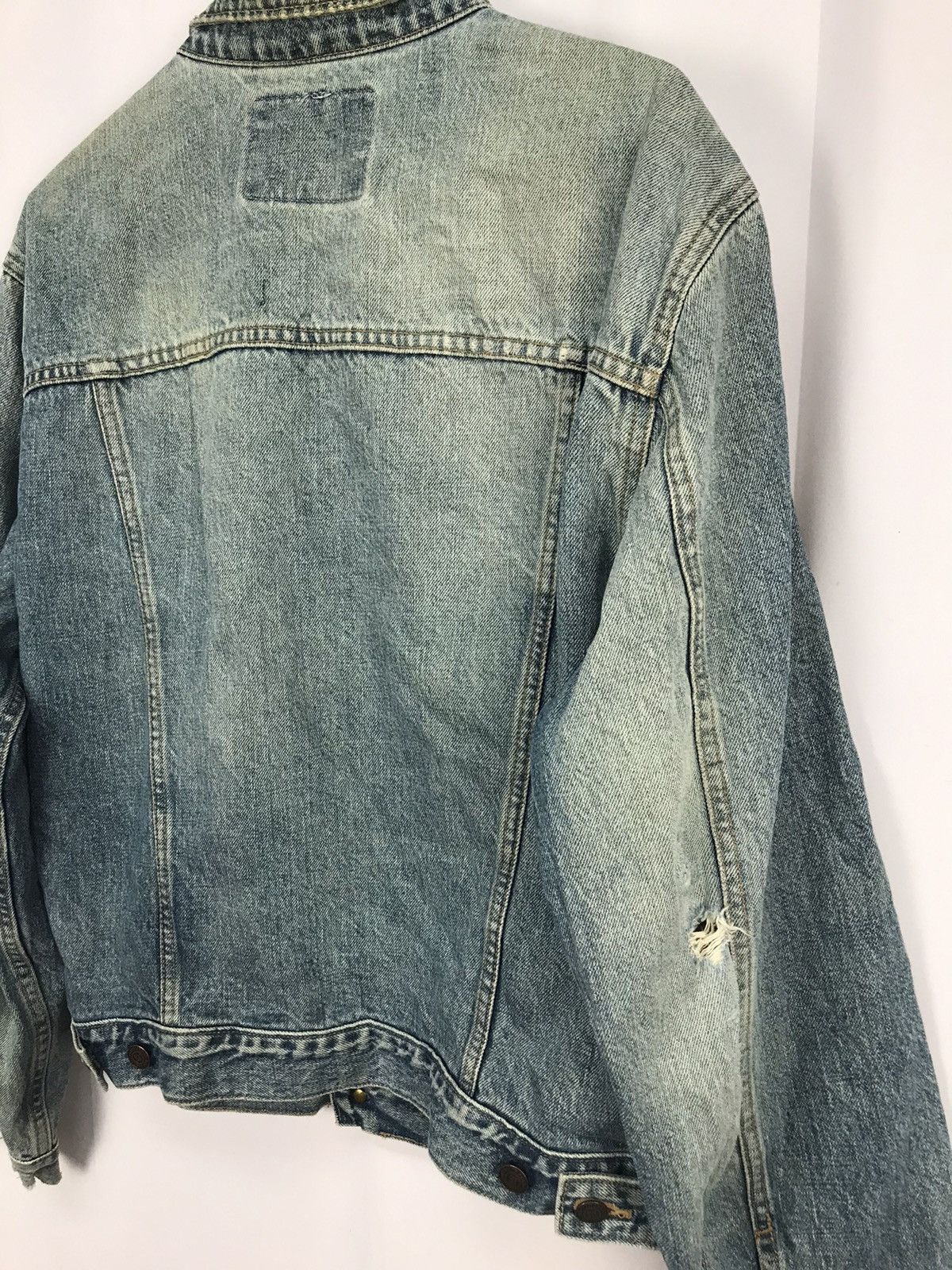 Big John × Vintage Vintage big John button up distressed denim jacket Size US M / EU 48-50 / 2 - 8 Thumbnail