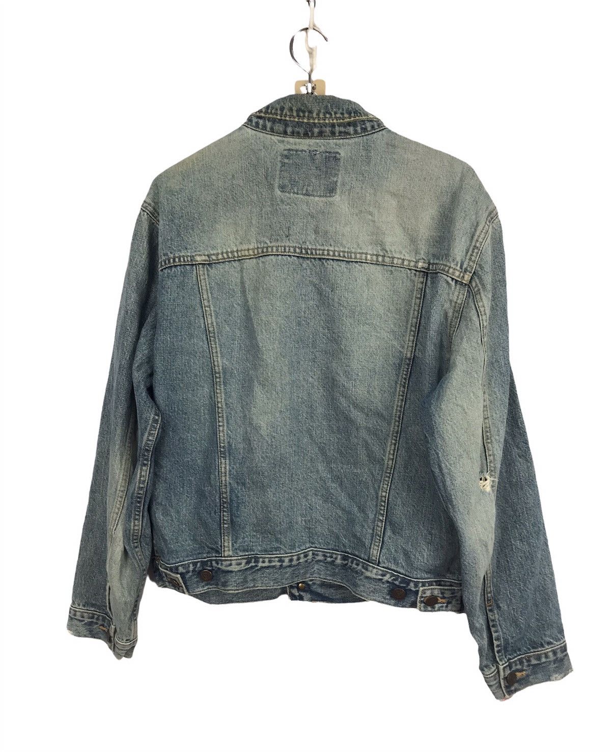 Big John × Vintage Vintage big John button up distressed denim jacket Size US M / EU 48-50 / 2 - 2 Thumbnail