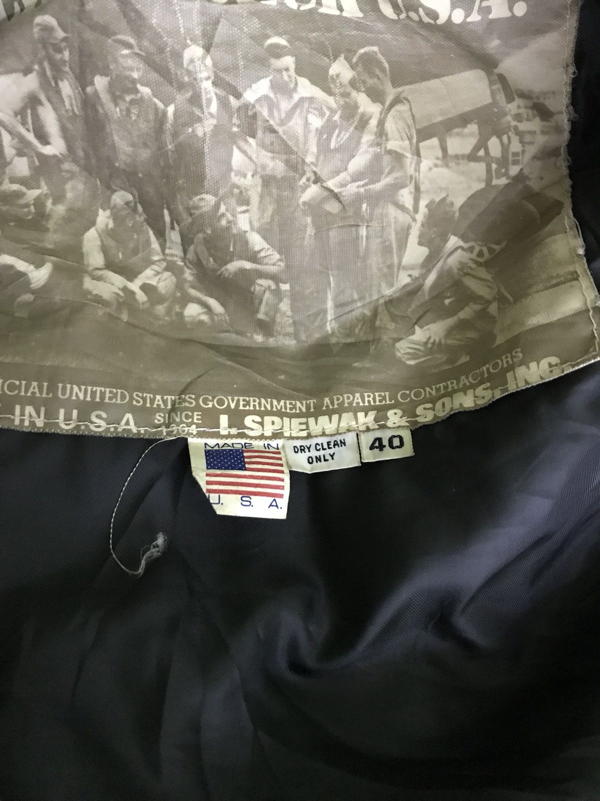 Vintage Vintage Official United States Government Apparel bombers Size US XXS / EU 40 - 12 Thumbnail