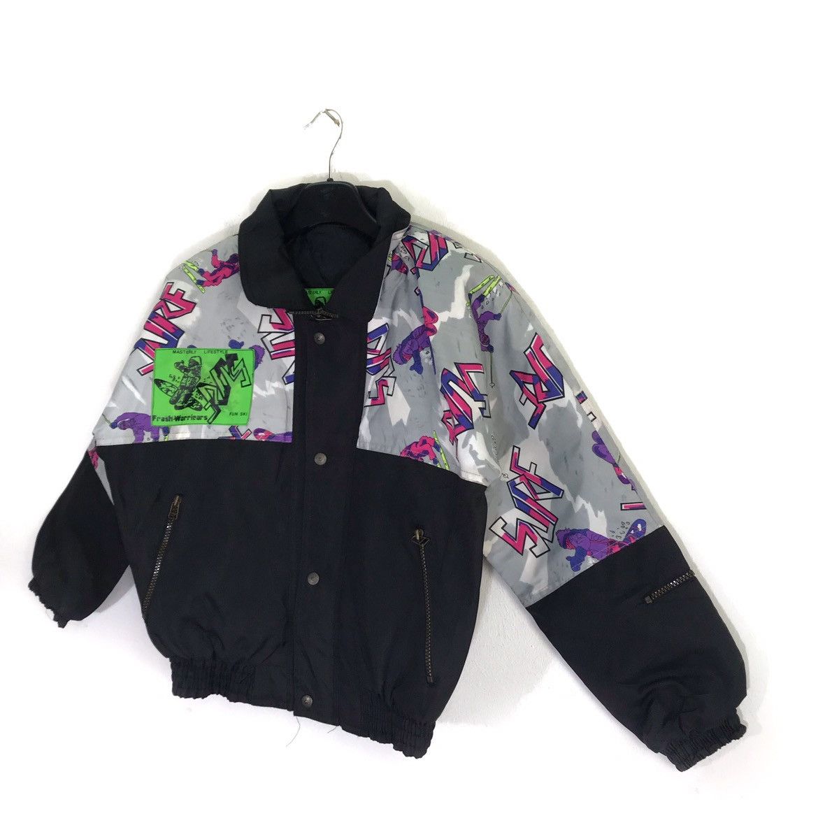Japanese Brand × Vintage Vintage Frash Warriears Fun Ski Hooded Windbreaker Jackets Size US S / EU 44-46 / 1 - 3 Thumbnail