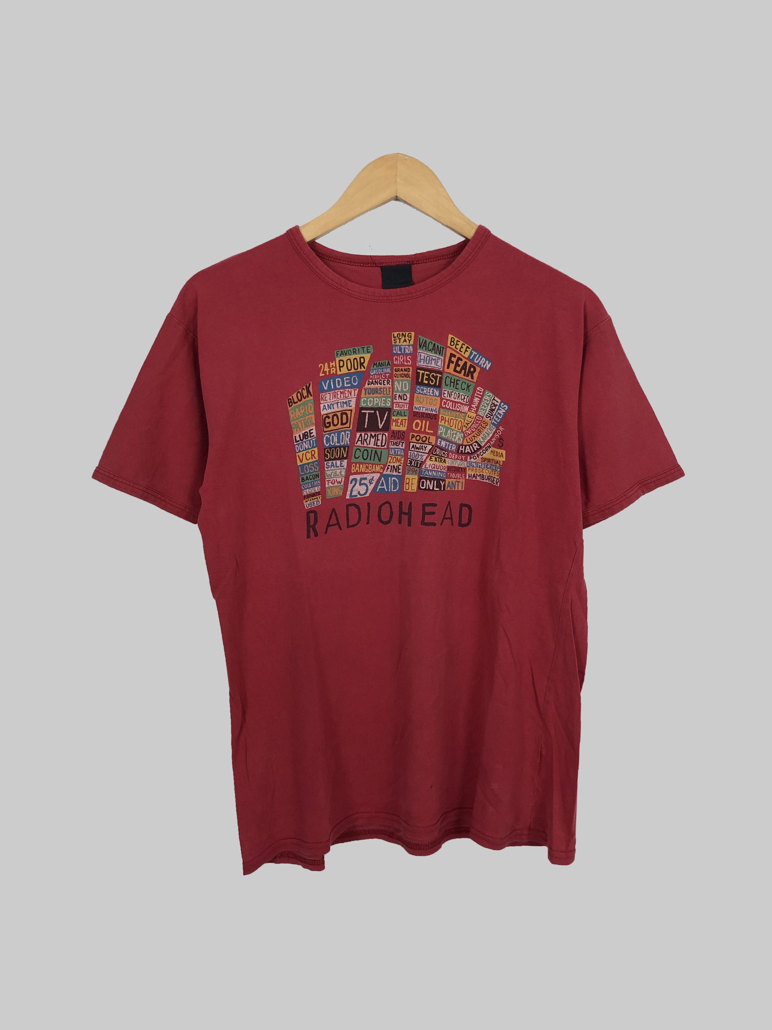 Radiohead WASTE t shirt, Hail To The Thief, Medium | eBay