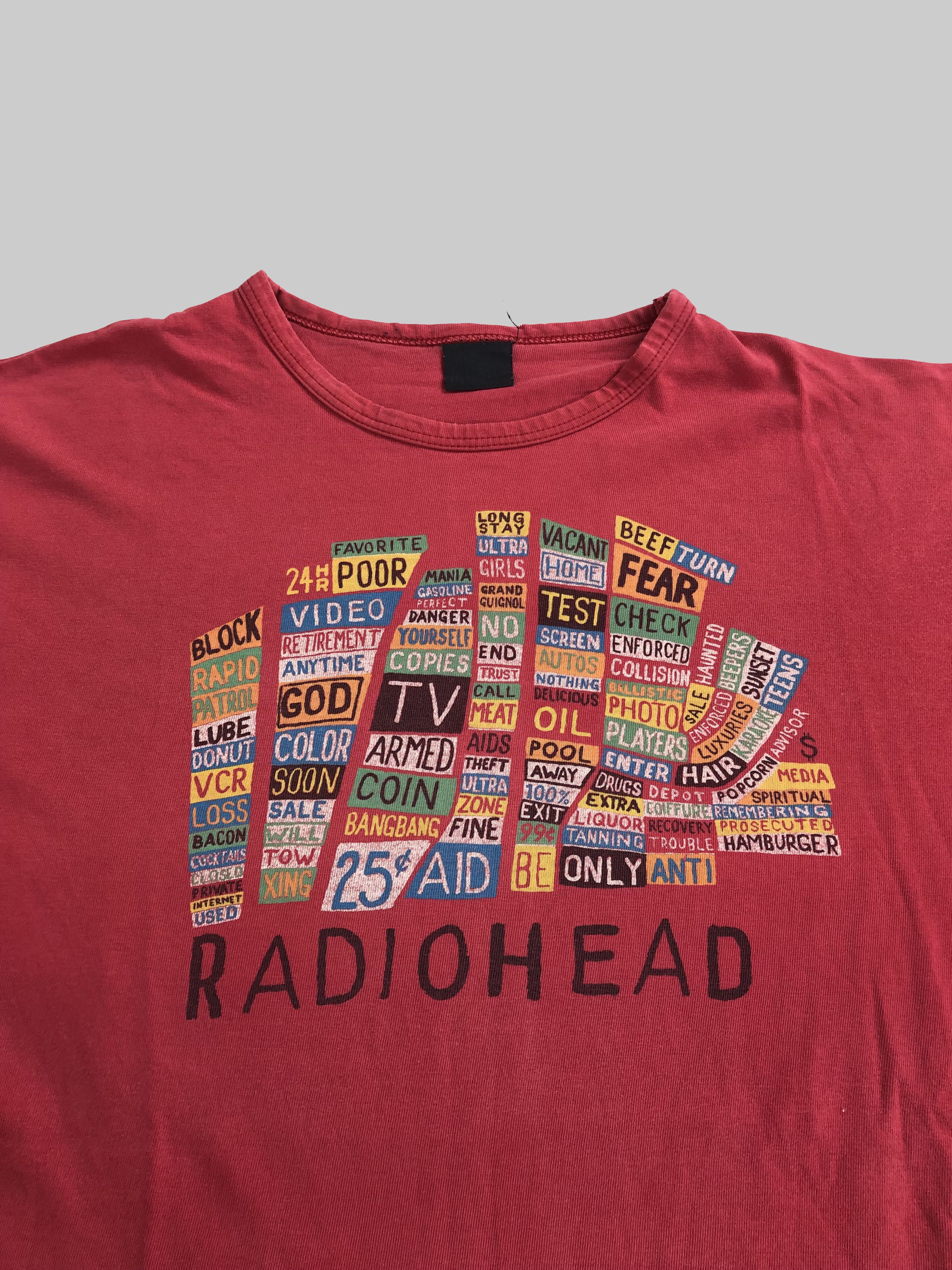 Band Tees Vintage 00s Radiohead Hail to the Thief WASTE (Pearl Jam) Size US M / EU 48-50 / 2 - 3 Thumbnail