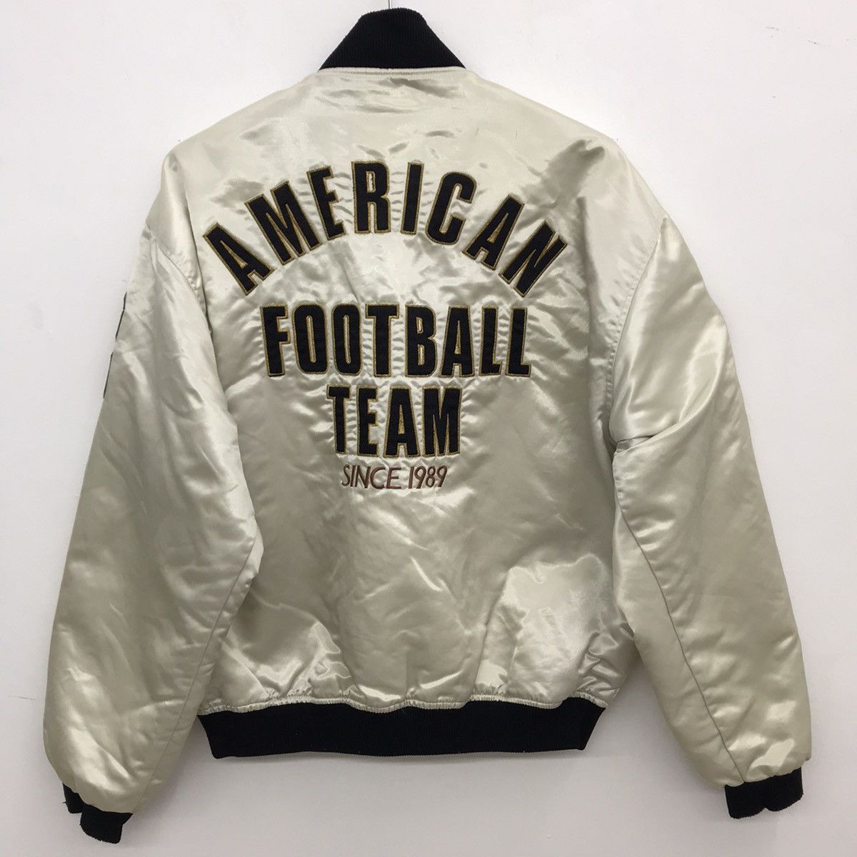 Japanese Brand Vintage Bull Dogs American Football Team Baseball Jacket Size US M / EU 48-50 / 2 - 2 Thumbnail