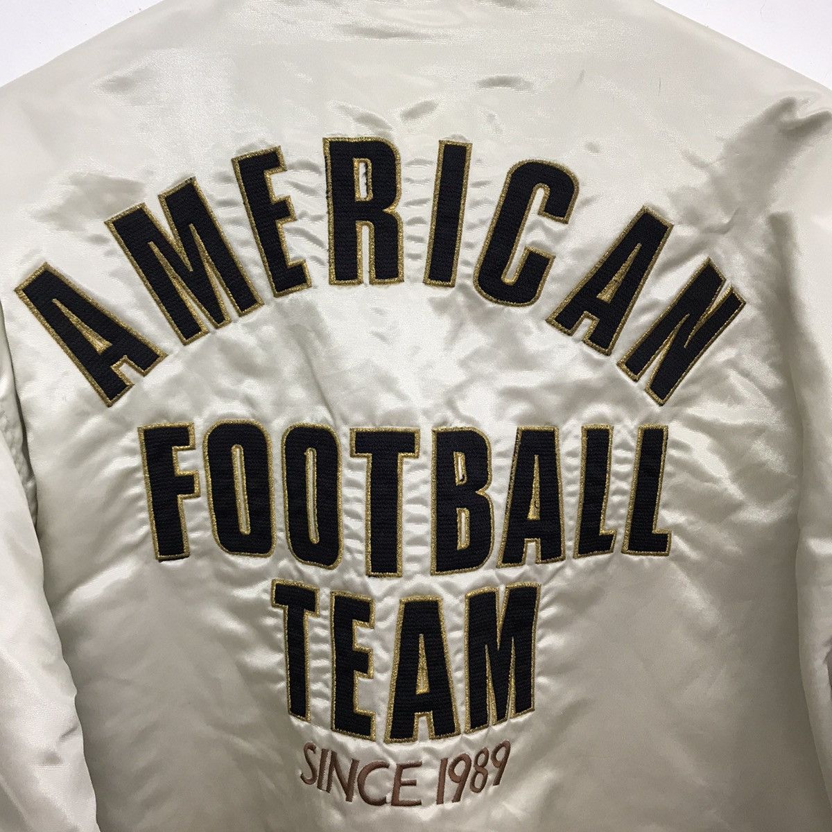 Japanese Brand Vintage Bull Dogs American Football Team Baseball Jacket Size US M / EU 48-50 / 2 - 4 Thumbnail