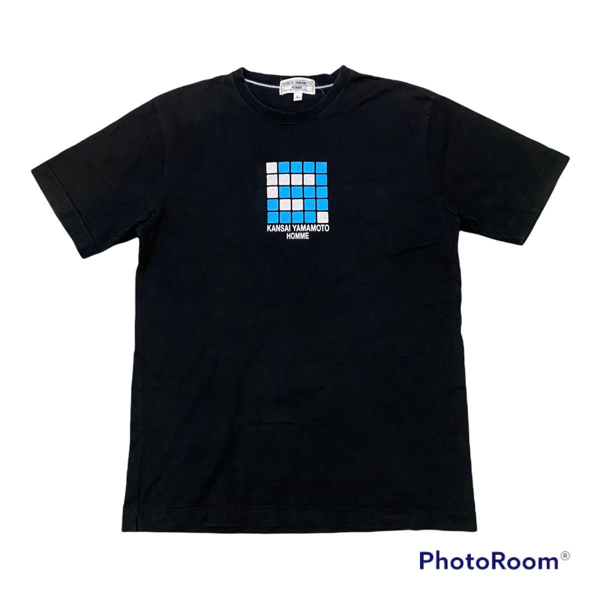 Japanese Brand × Kansai Yamamoto × Vintage Steals‼️Vintage Kansai Yamamoto Homme BoxLogo Tee Size US L / EU 52-54 / 3 - 1 Thumbnail