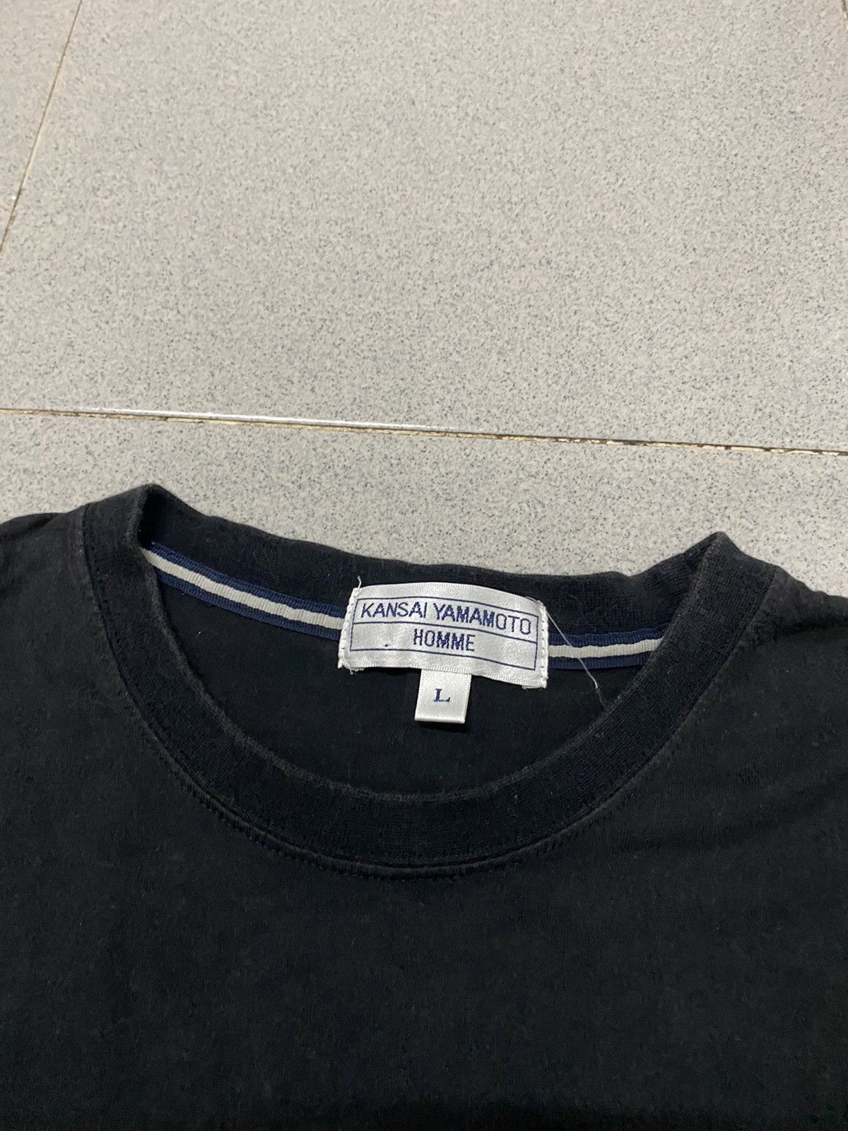 Japanese Brand × Kansai Yamamoto × Vintage Steals‼️Vintage Kansai Yamamoto Homme BoxLogo Tee Size US L / EU 52-54 / 3 - 7 Thumbnail