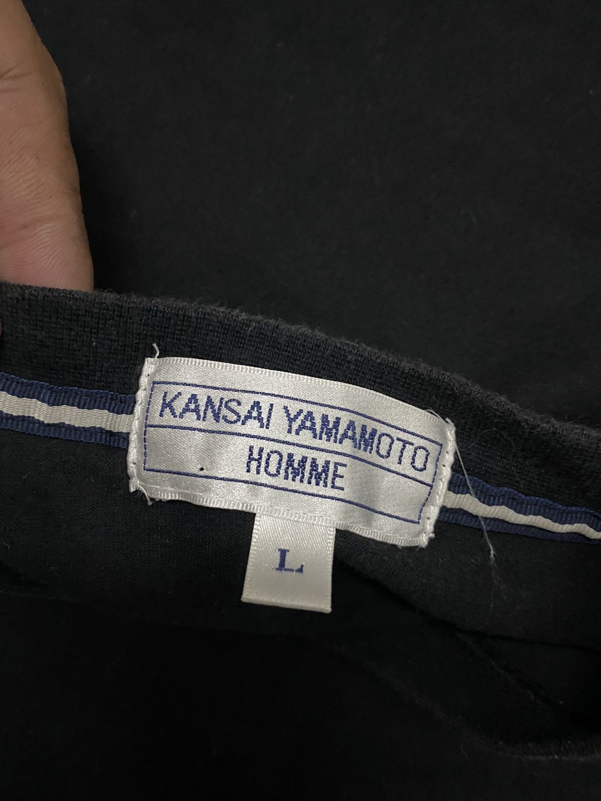 Japanese Brand × Kansai Yamamoto × Vintage Steals‼️Vintage Kansai Yamamoto Homme BoxLogo Tee Size US L / EU 52-54 / 3 - 8 Thumbnail