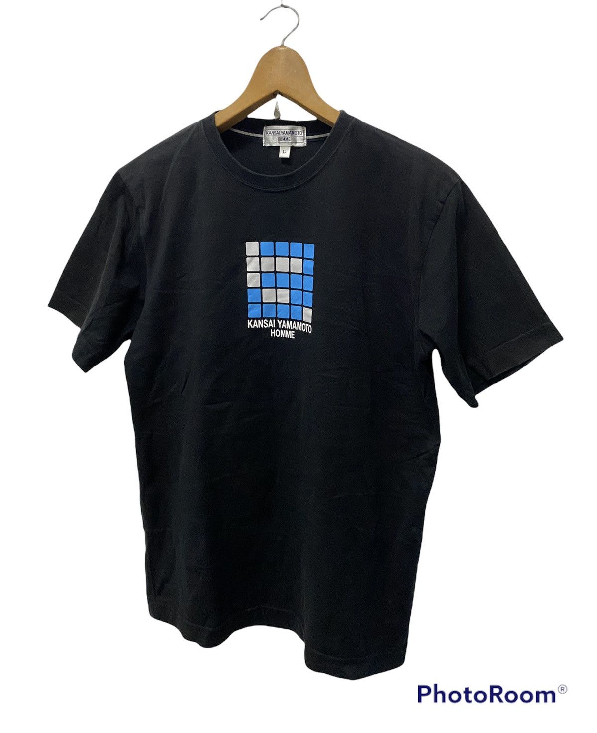 Japanese Brand × Kansai Yamamoto × Vintage Steals‼️Vintage Kansai Yamamoto Homme BoxLogo Tee Size US L / EU 52-54 / 3 - 3 Thumbnail