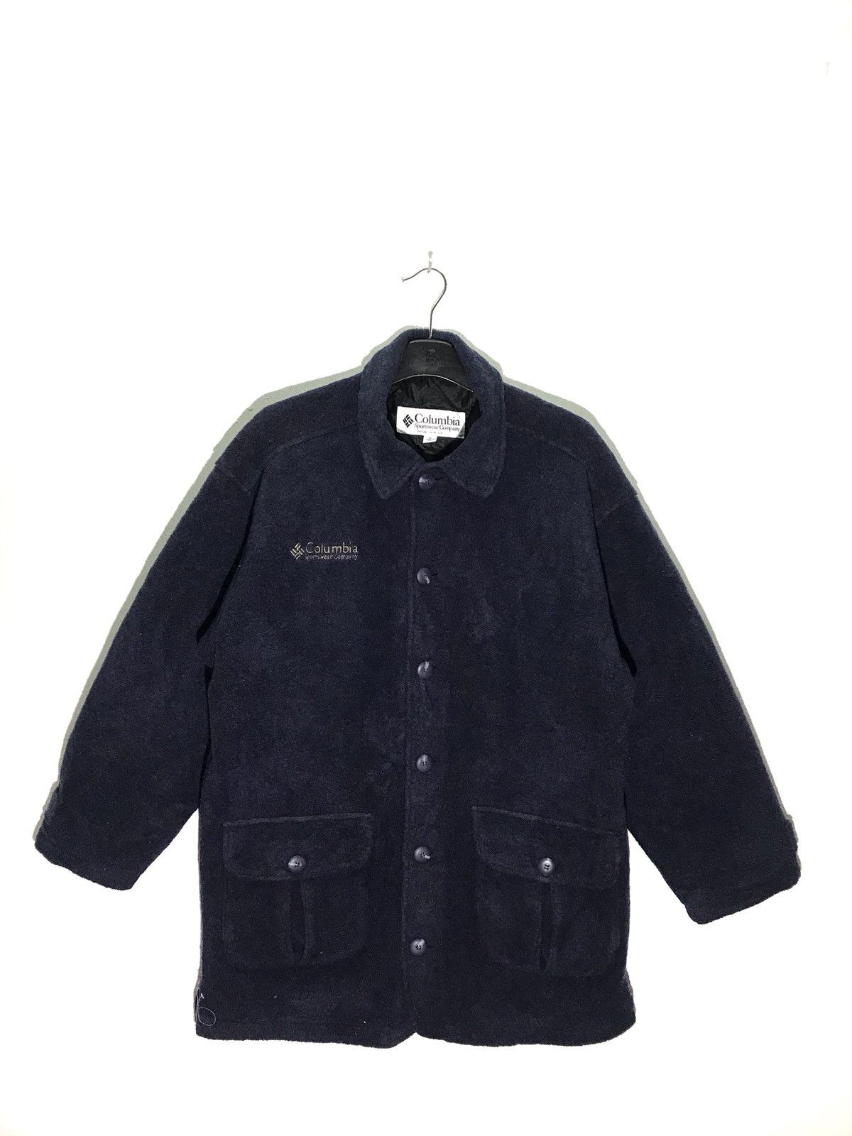 Columbia × Vintage Columbia Sportswear Company Big Pocket Front Fleece Jacket Size US M / EU 48-50 / 2 - 1 Thumbnail