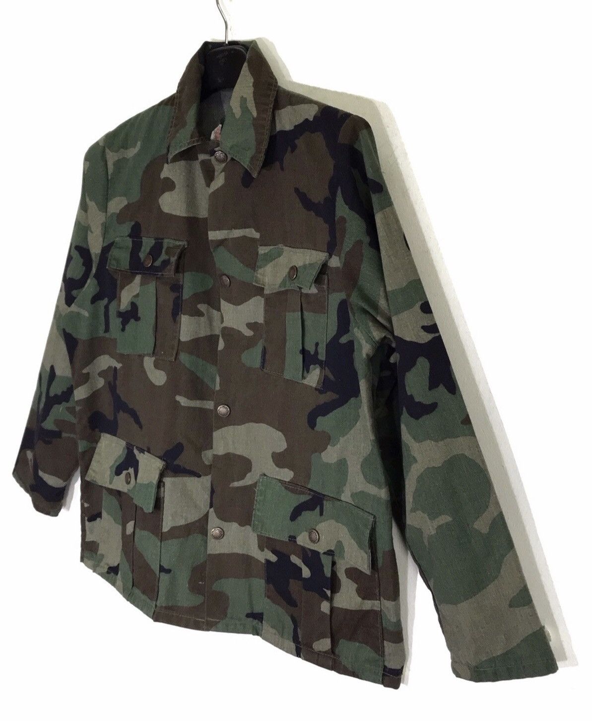SafTbak × Vintage Made In Usa Vintage Saftbak Camouflage Military Jacket Size US S / EU 44-46 / 1 - 2 Thumbnail