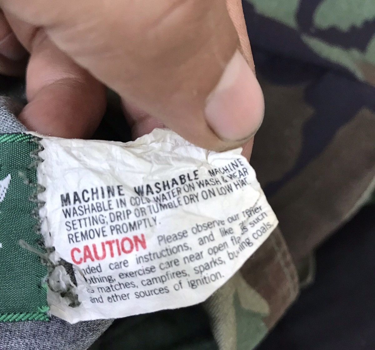 SafTbak × Vintage Made In Usa Vintage Saftbak Camouflage Military Jacket Size US S / EU 44-46 / 1 - 5 Thumbnail