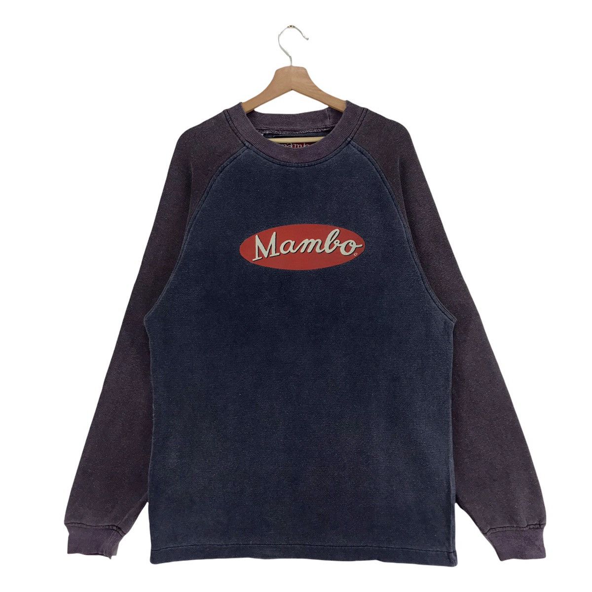 Mambo × Vintage 90s Mambo Big Logo Sweatshirt Crewneck Size US L / EU 52-54 / 3 - 1 Thumbnail