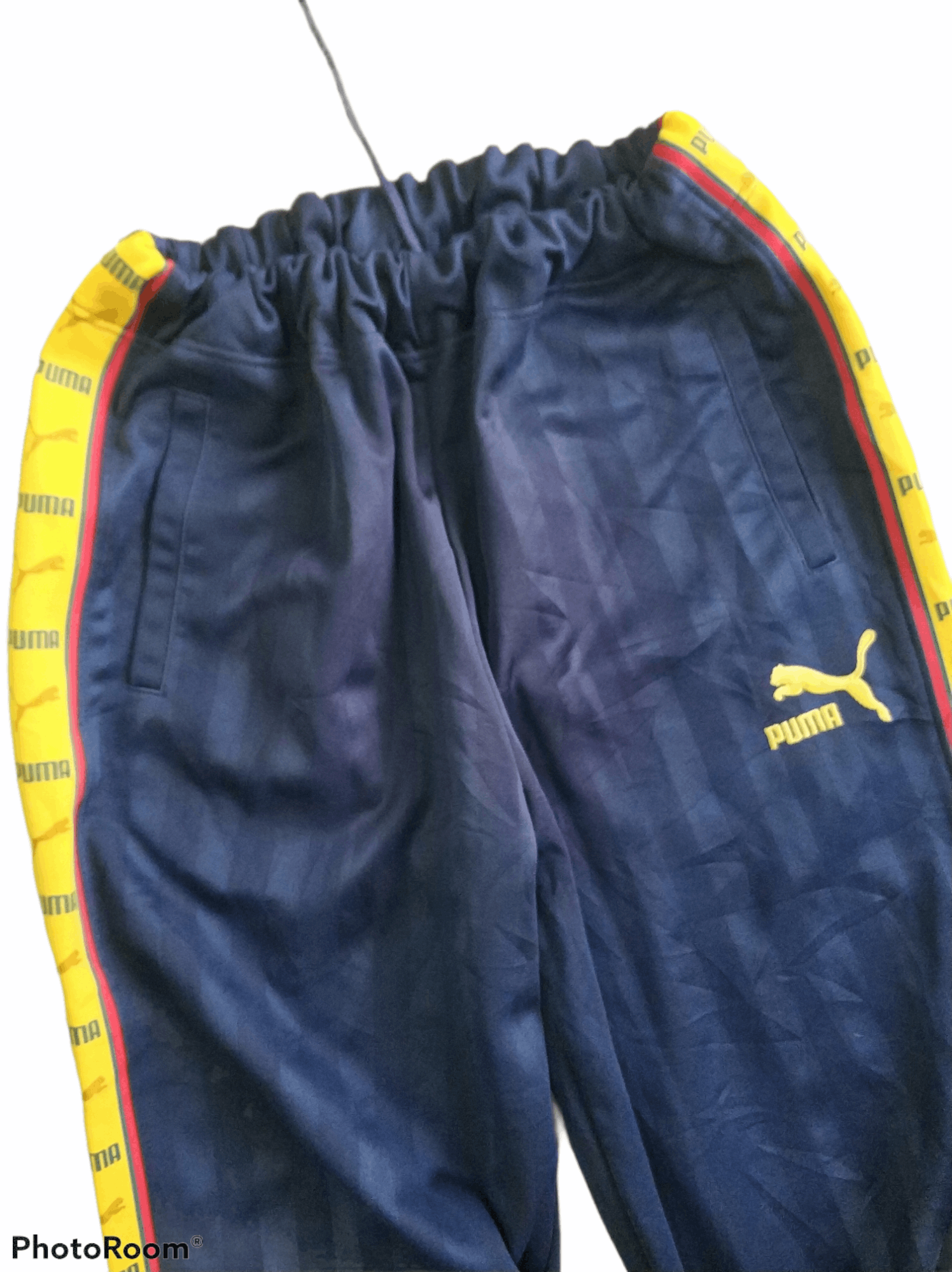 Puma 🔥Vintage Puma Side Stripe Track Pants Size US 31 - 6 Thumbnail