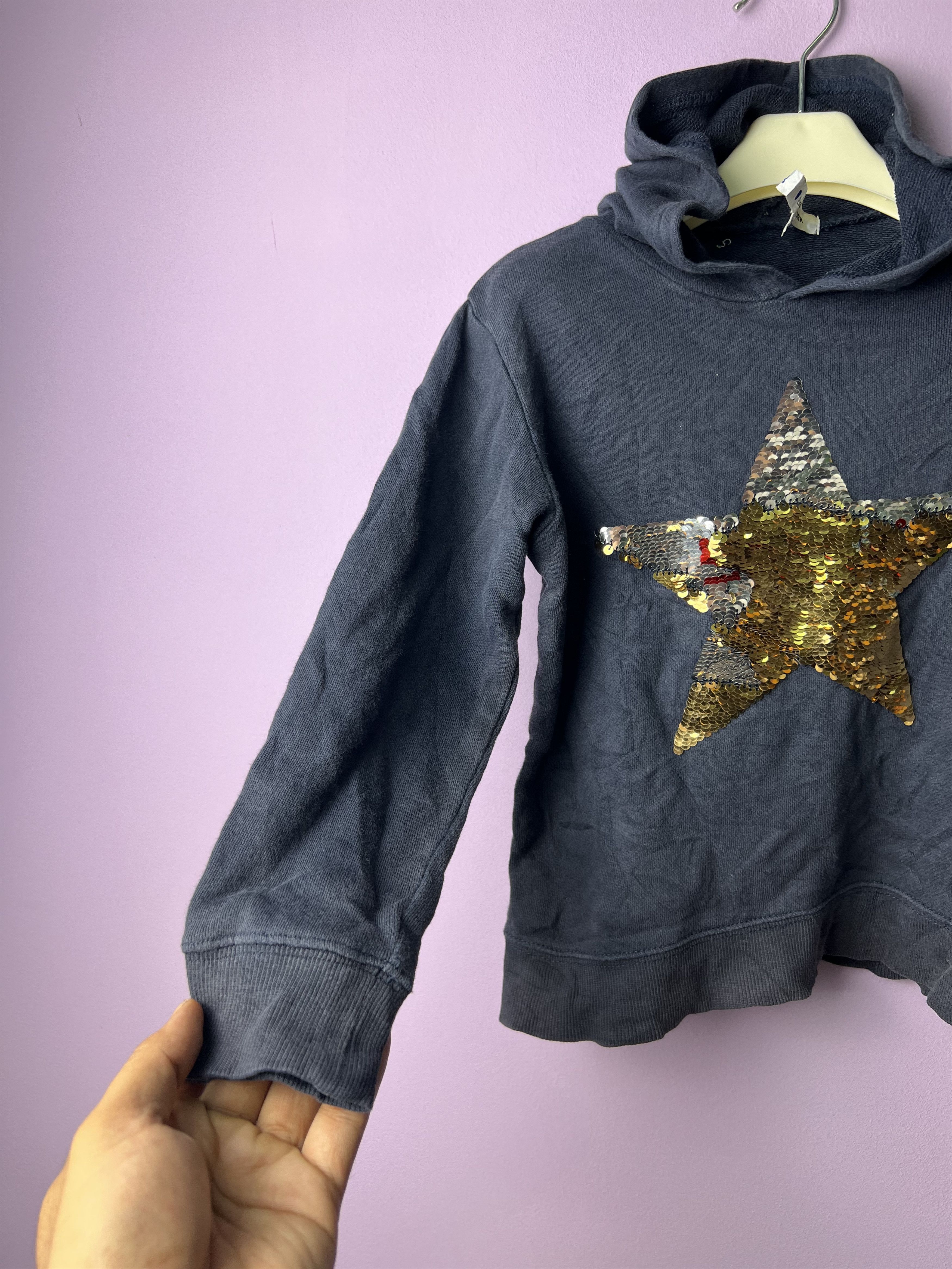 Global Work 🔥Global Work Star Reflector Hoodies for Kids Size US XXS / EU 40 - 3 Thumbnail
