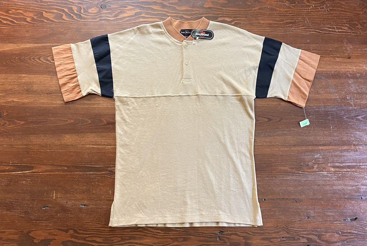 Vintage Vintage NWT 80’s Jean Michaud Single Stitch Snap Button Tee Size US L / EU 52-54 / 3 - 2 Thumbnail