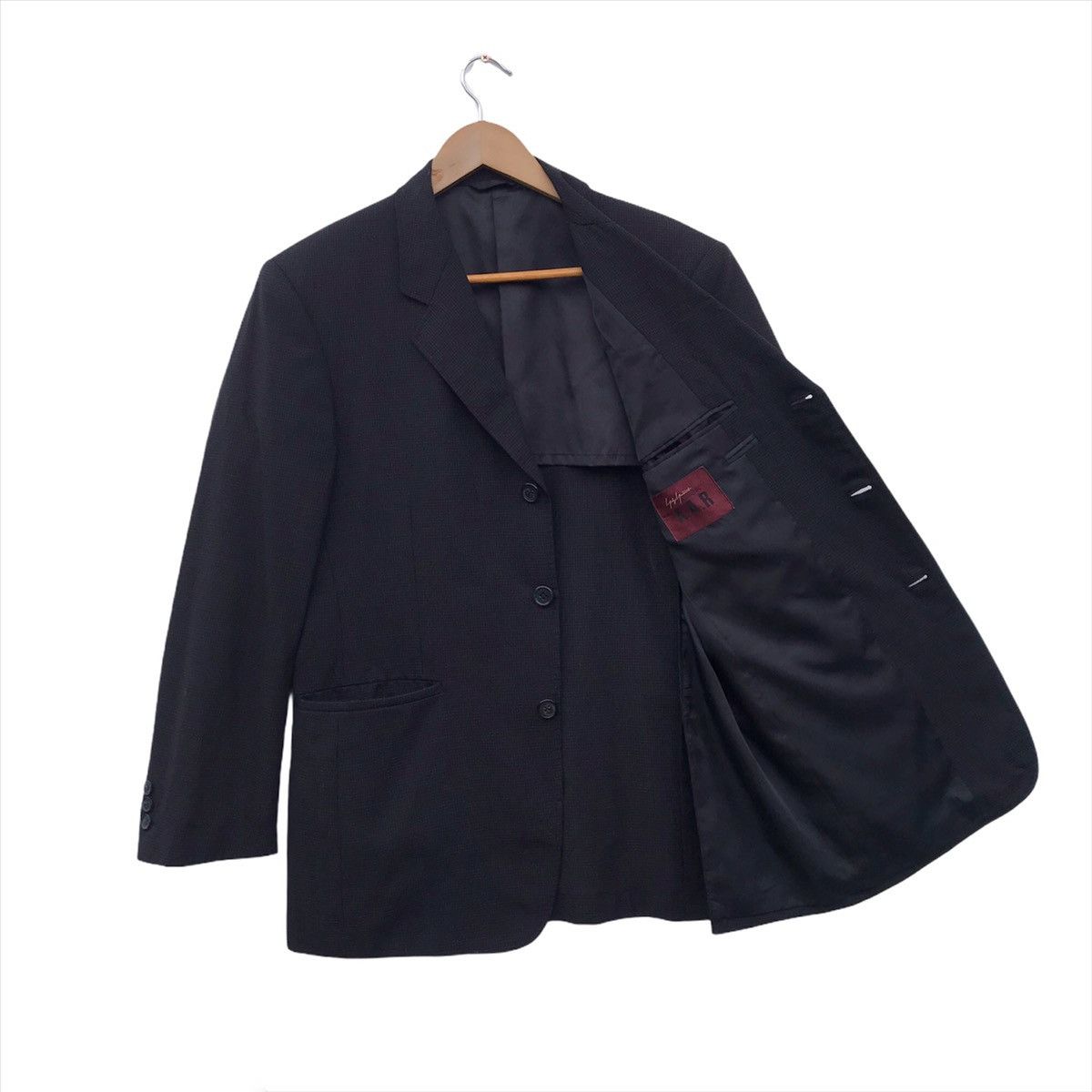 Other × Yohji Yamamoto Yohji Yamamoto Homme Against All Risk Blazer Jacket Size US M / EU 48-50 / 2 - 2 Thumbnail