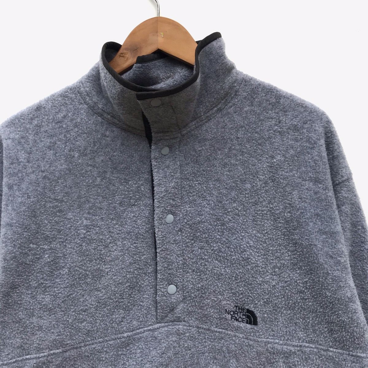 The North Face × Vintage The North Face Fleece Half Snap Button Size US L / EU 52-54 / 3 - 4 Thumbnail