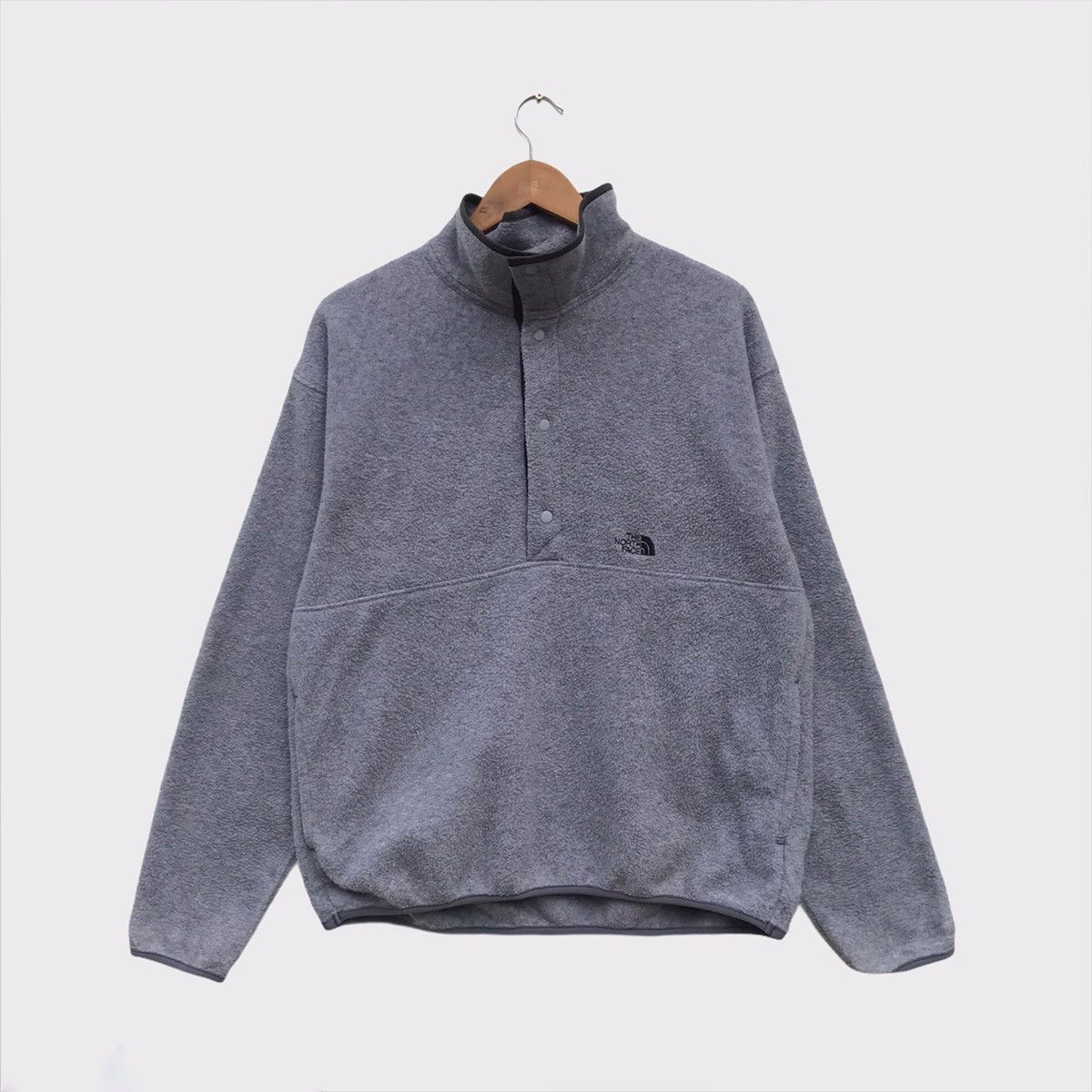 The North Face × Vintage The North Face Fleece Half Snap Button Size US L / EU 52-54 / 3 - 1 Thumbnail